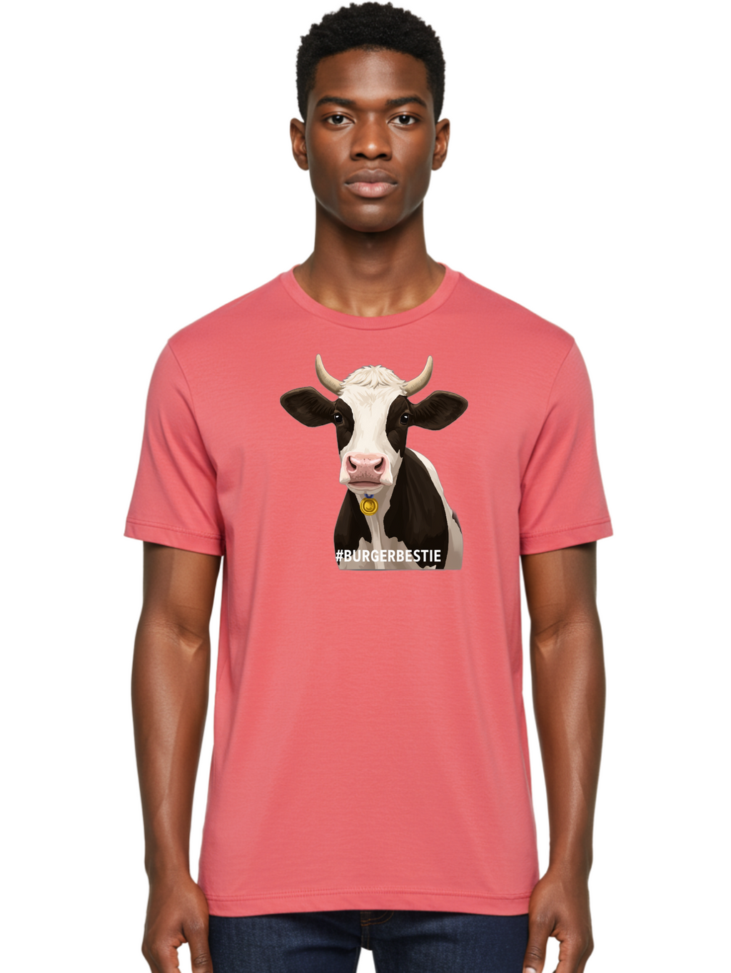 Burgerbestie-Cow-1 Men'S Graphic Tee, 100% Cotton, Comfortable Casual Summer Wear, Machine Washable, Vintage Camera, Old Camera, Antique Camera, Black Camera, Classic Photography, Photography Equipment, Nostalgic Device, Film Camera, Bah635