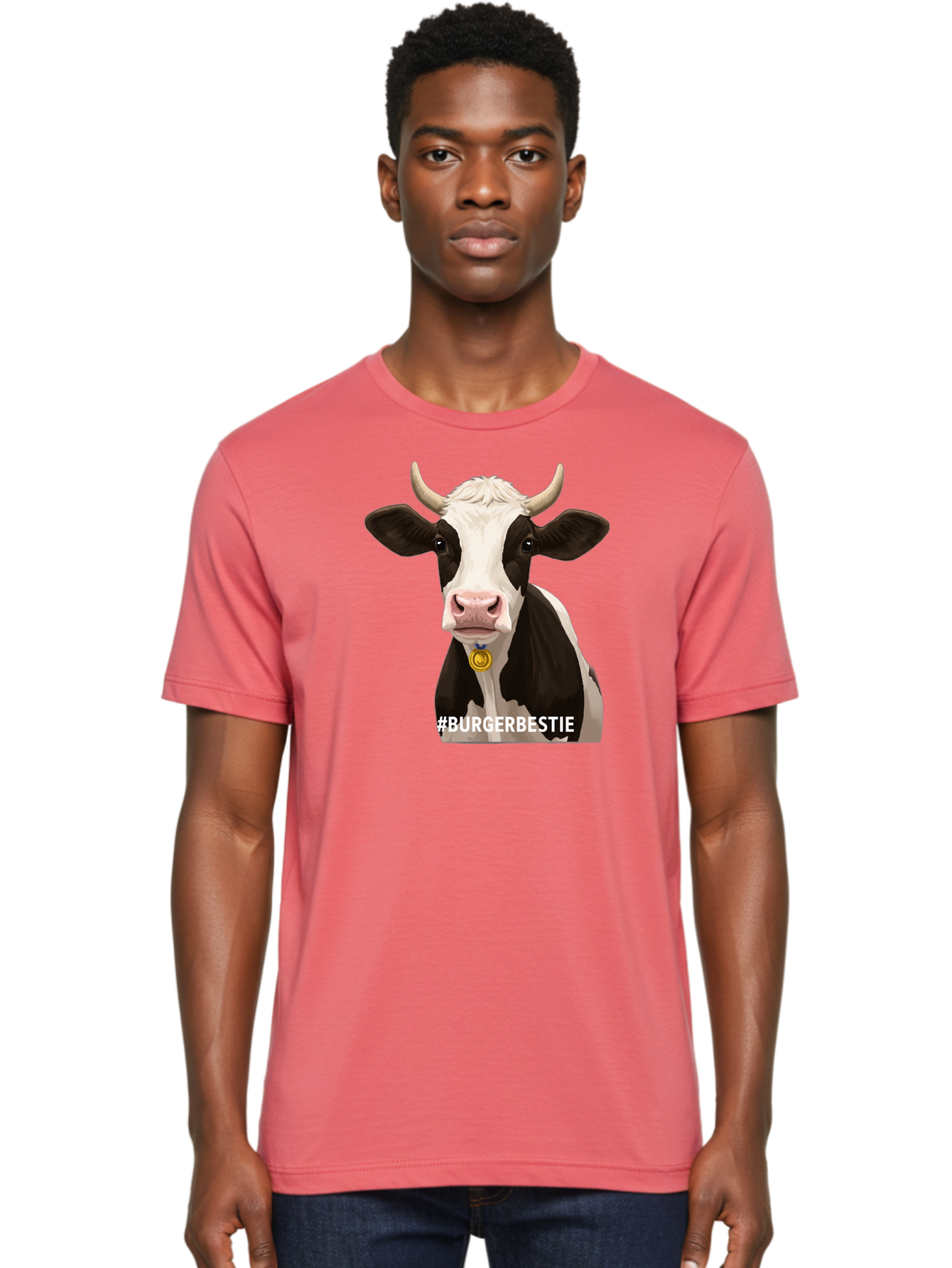 Burgerbestie-Cow-1 Men'S Graphic Tee, 100% Cotton, Comfortable Casual Summer Wear, Machine Washable, Vintage Camera, Old Camera, Antique Camera, Black Camera, Classic Photography, Photography Equipment, Nostalgic Device, Film Camera, Bah635