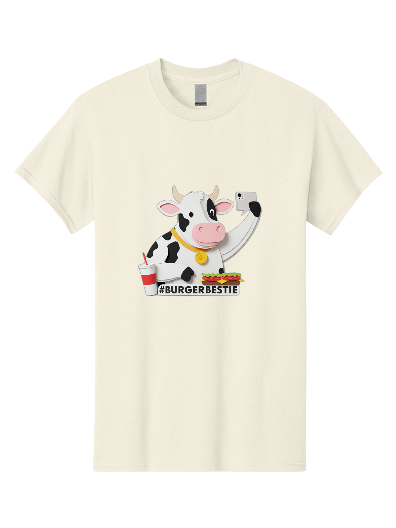 Burgerbestie-Cow-3 Men'S Graphic Tee, 100% Cotton, Comfortable Casual Summer Wear, Machine Washable, Vintage Camera, Old Camera, Antique Camera, Black Camera, Classic Photography, Photography Equipment, Nostalgic Device, Film Camera, Bah637