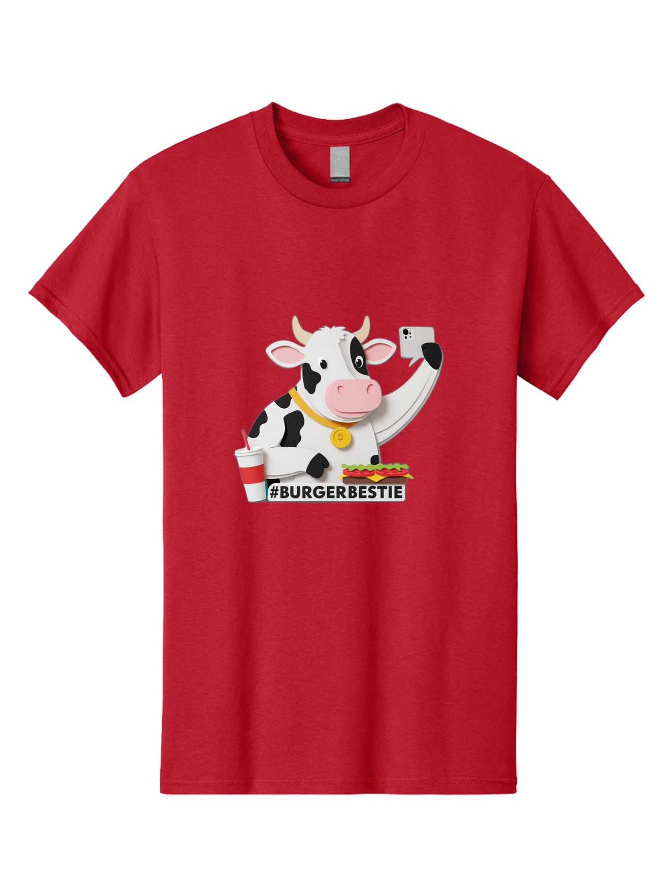 Burgerbestie-Cow-3 Men'S Graphic Tee, 100% Cotton, Comfortable Casual Summer Wear, Machine Washable, Vintage Camera, Old Camera, Antique Camera, Black Camera, Classic Photography, Photography Equipment, Nostalgic Device, Film Camera, Bah637