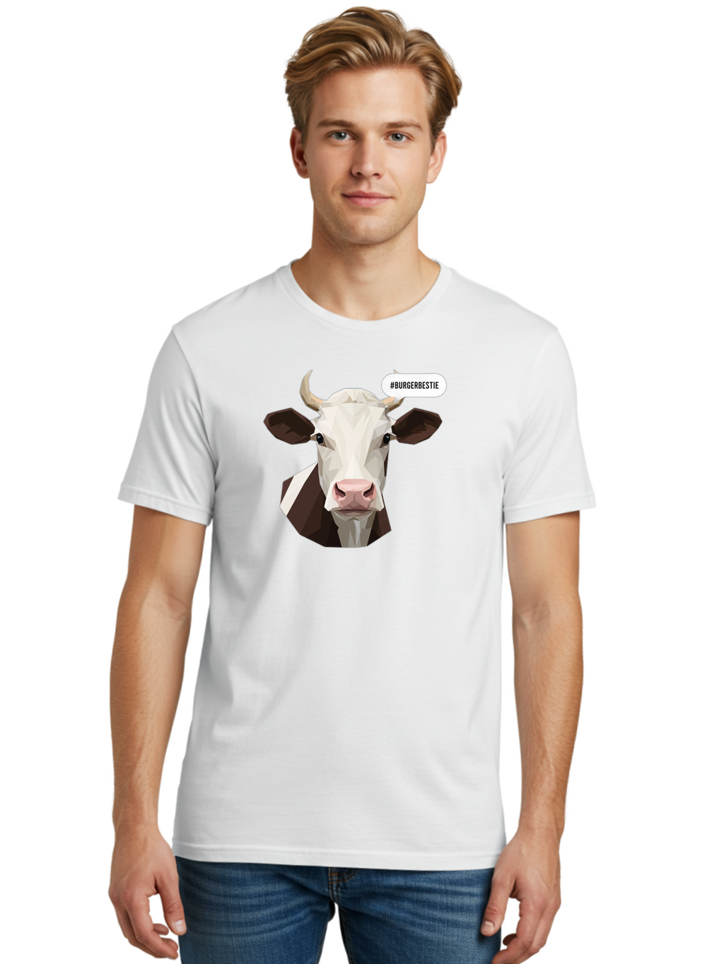 Burgerbestie-Cow Men'S Graphic Tee, 100% Cotton, Comfortable Casual Summer Wear, Machine Washable, Vintage Camera, Old Camera, Antique Camera, Black Camera, Classic Photography, Photography Equipment, Nostalgic Device, Film Camera, Camera Art Bah639