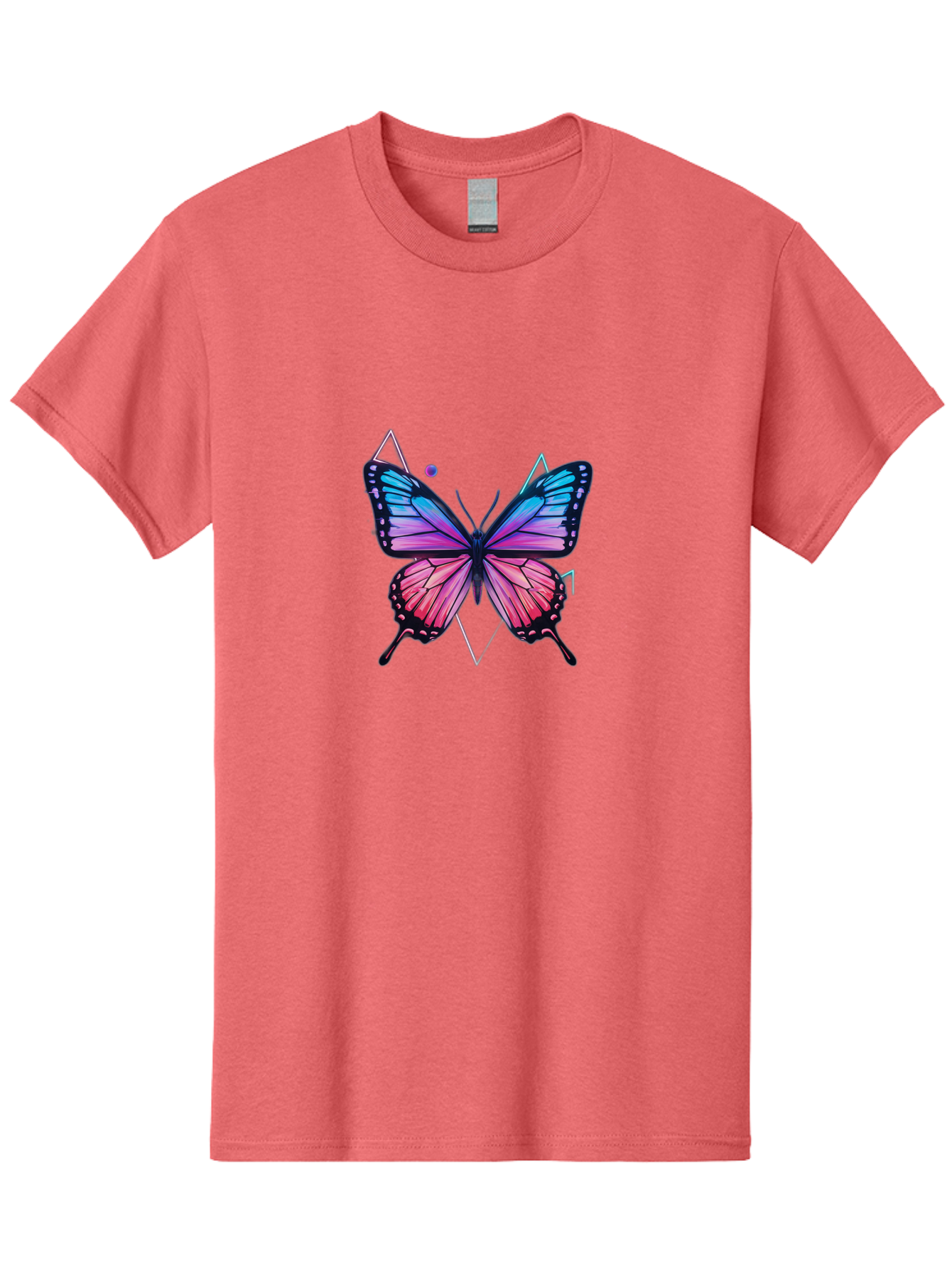 Butterfly-1 Men'S Graphic Tee, 100% Cotton, Comfortable Casual Summer Wear, Machine Washable, Vintage Camera, Old Camera, Antique Camera, Black Camera, Classic Photography, Photography Equipment, Nostalgic Device, Film Camera, Camera Art Bah641