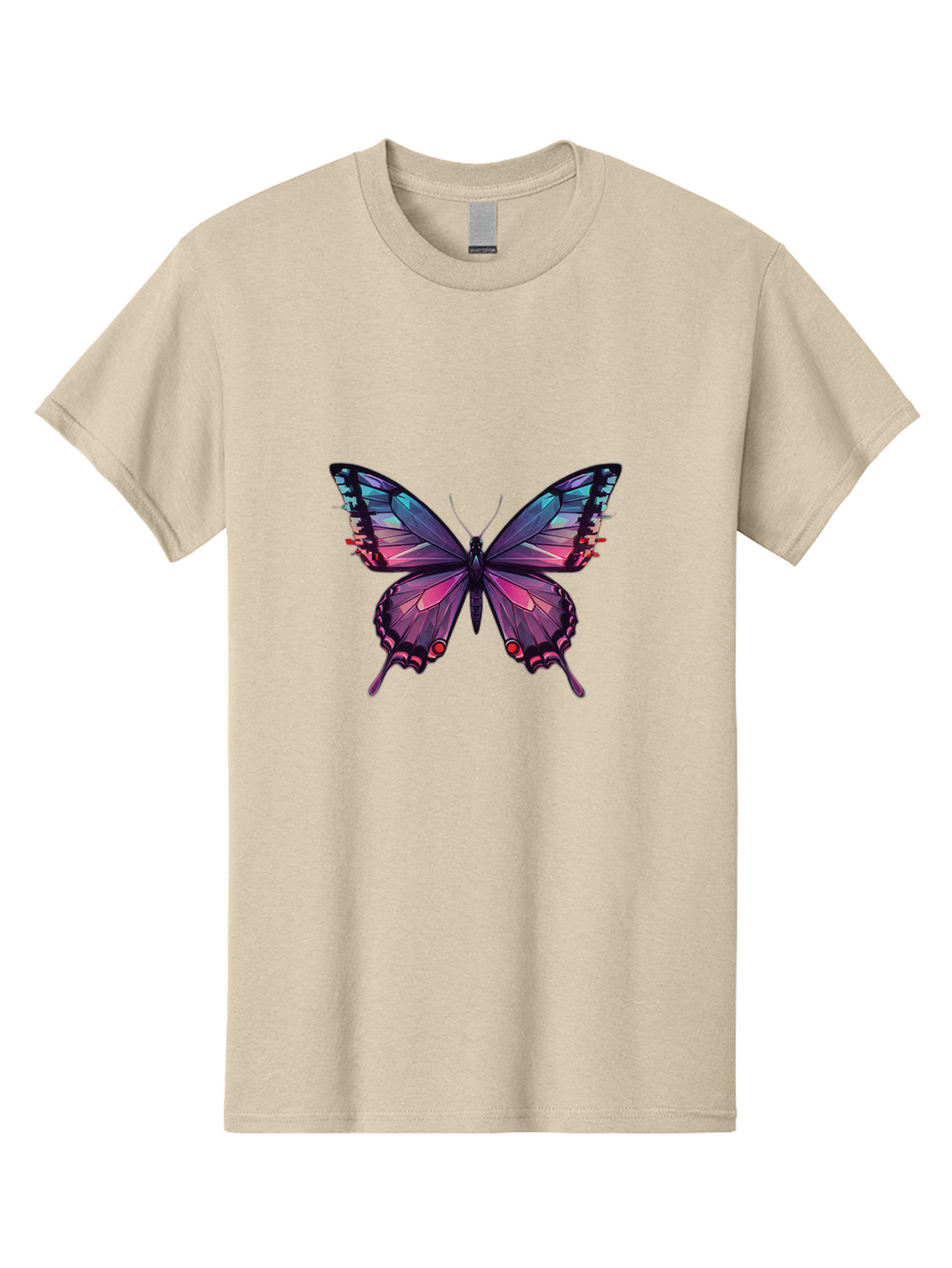 Butterfly-10 Men'S Graphic Tee, 100% Cotton, Comfortable Casual Summer Wear, Machine Washable, Vintage Camera, Old Camera, Antique Camera, Black Camera, Classic Photography, Photography Equipment, Nostalgic Device, Film Camera, Camera Art Bah642
