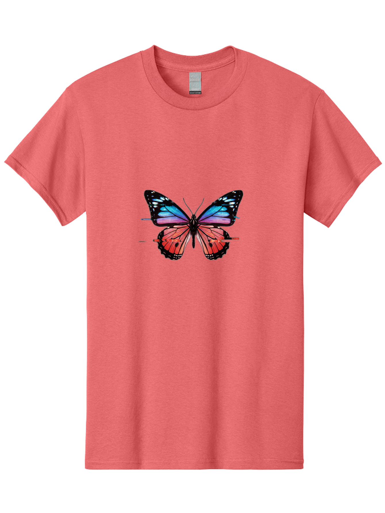 Butterfly-13 Men'S Graphic Tee, 100% Cotton, Comfortable Casual Summer Wear, Machine Washable, Vintage Camera, Old Camera, Antique Camera, Black Camera, Classic Photography, Photography Equipment, Nostalgic Device, Film Camera, Camera Art Bah645