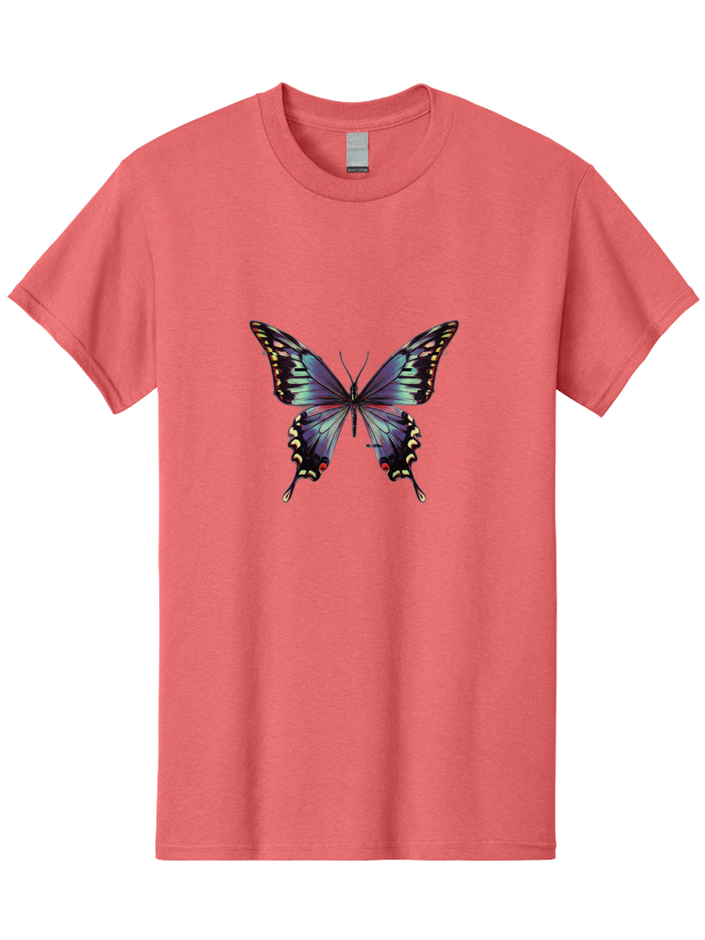 Butterfly-14 Men'S Graphic Tee, 100% Cotton, Comfortable Casual Summer Wear, Machine Washable, Vintage Camera, Old Camera, Antique Camera, Black Camera, Classic Photography, Photography Equipment, Nostalgic Device, Film Camera, Camera Art Bah646