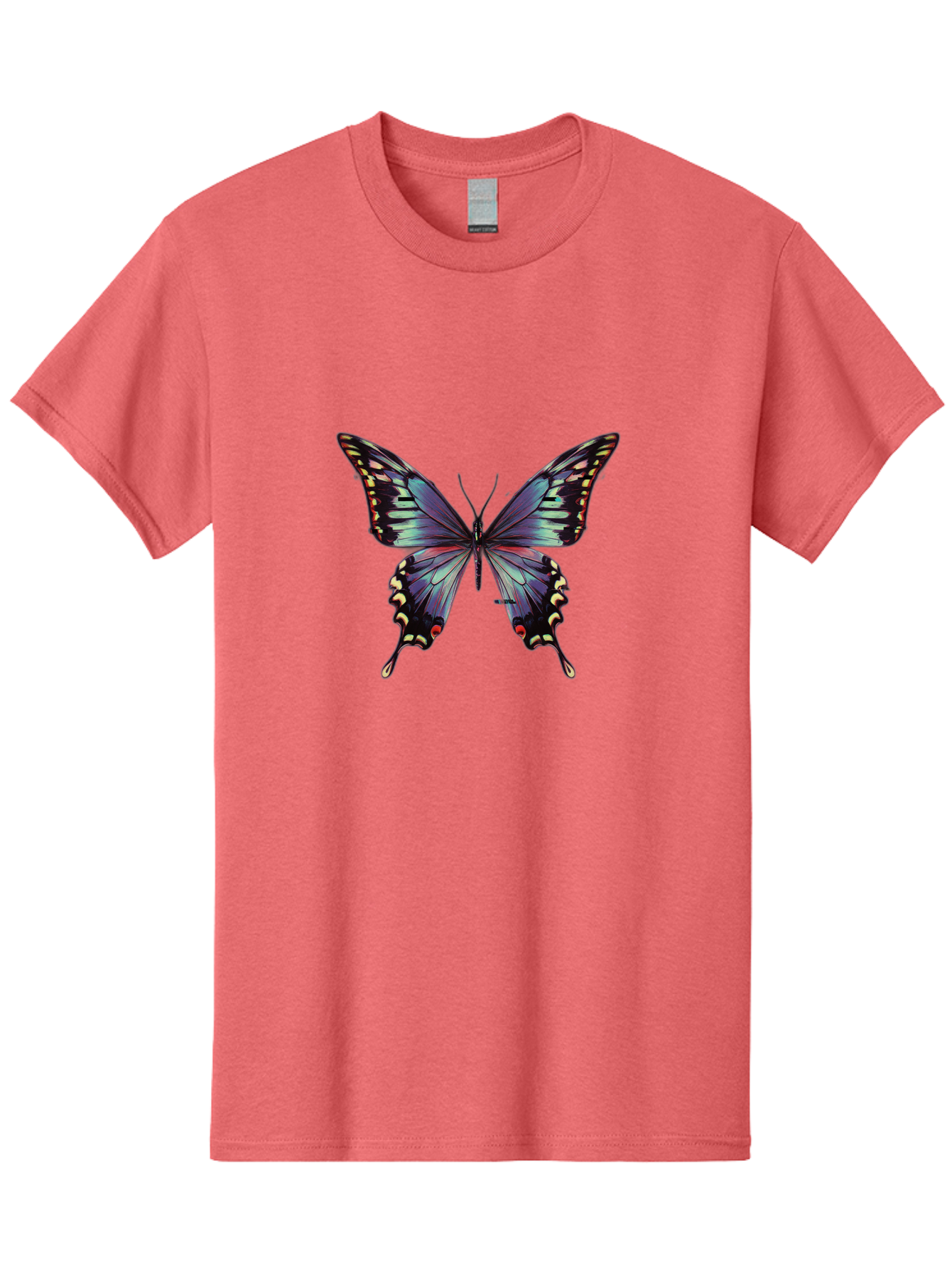 Butterfly-14 Men'S Graphic Tee, 100% Cotton, Comfortable Casual Summer Wear, Machine Washable, Vintage Camera, Old Camera, Antique Camera, Black Camera, Classic Photography, Photography Equipment, Nostalgic Device, Film Camera, Camera Art Bah646
