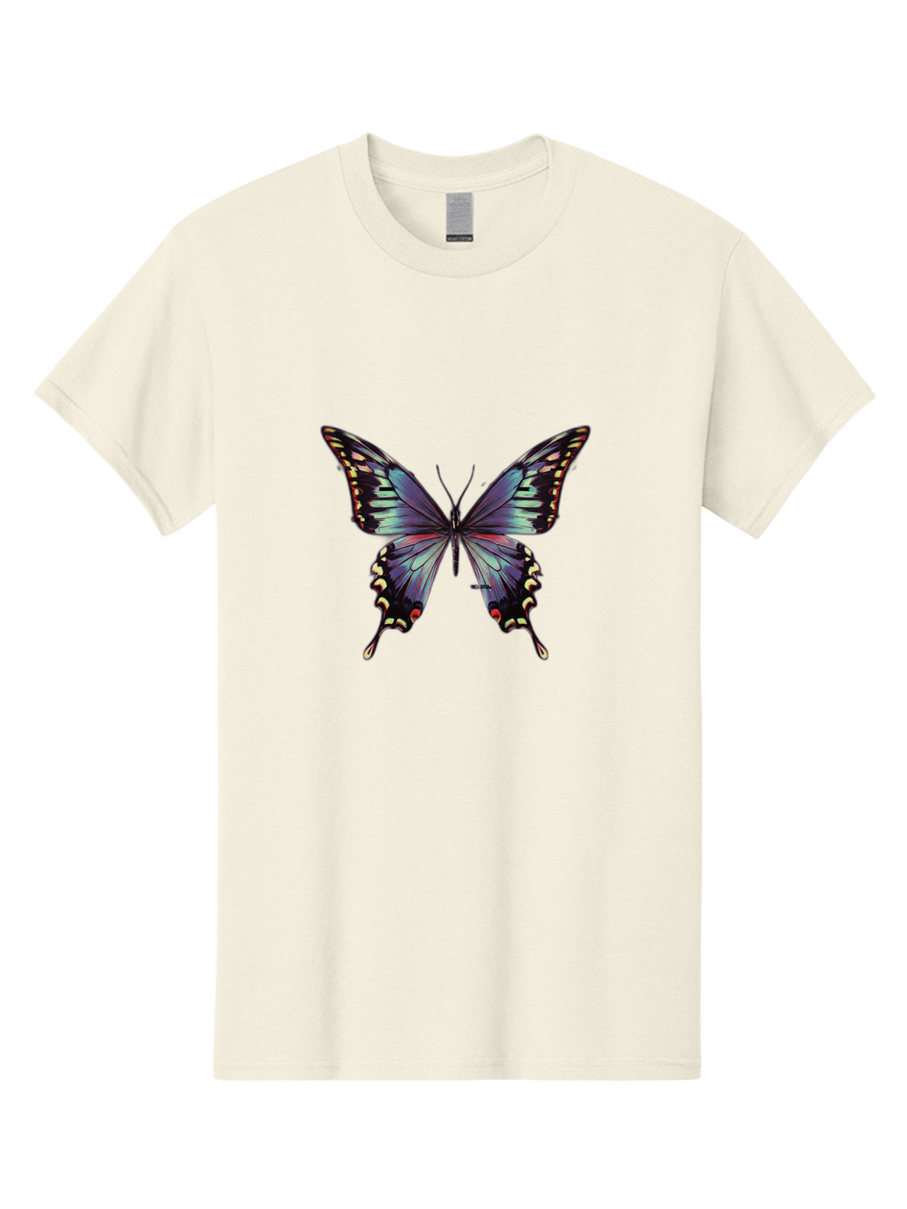 Butterfly-14 Men'S Graphic Tee, 100% Cotton, Comfortable Casual Summer Wear, Machine Washable, Vintage Camera, Old Camera, Antique Camera, Black Camera, Classic Photography, Photography Equipment, Nostalgic Device, Film Camera, Camera Art Bah646