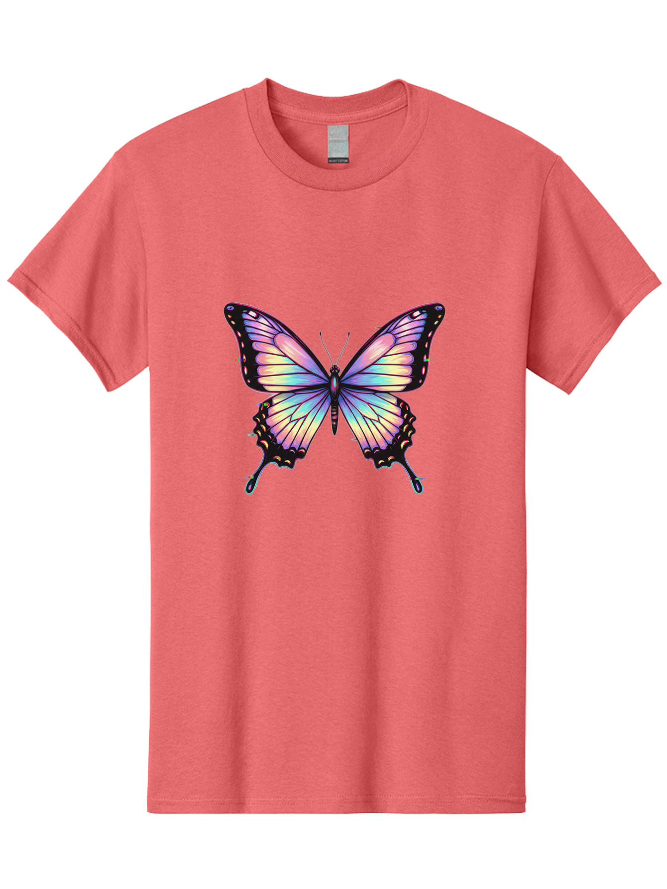 Butterfly-16 Men'S Graphic Tee, 100% Cotton, Comfortable Casual Summer Wear, Machine Washable, Vintage Camera, Old Camera, Antique Camera, Black Camera, Classic Photography, Photography Equipment, Nostalgic Device, Film Camera, Camera Art Bah648