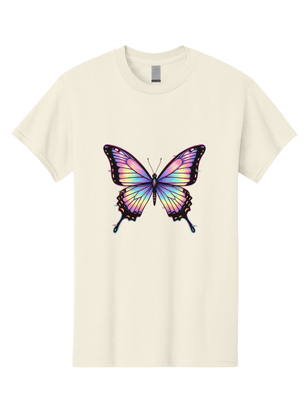 Butterfly-16 Men'S Graphic Tee, 100% Cotton, Comfortable Casual Summer Wear, Machine Washable, Vintage Camera, Old Camera, Antique Camera, Black Camera, Classic Photography, Photography Equipment, Nostalgic Device, Film Camera, Camera Art Bah648