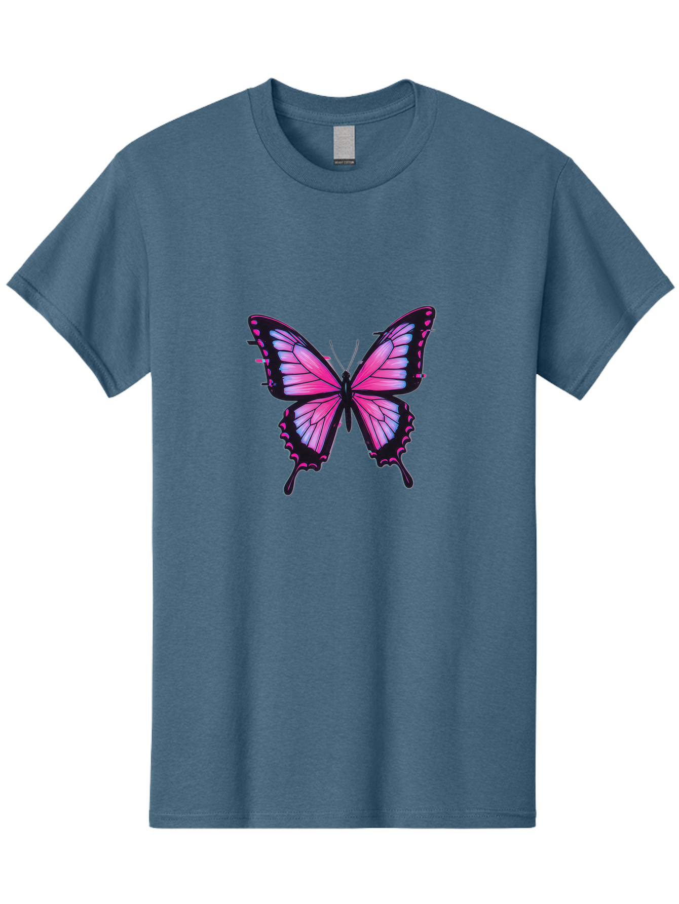 Butterfly-2 Men'S Graphic Tee, 100% Cotton, Comfortable Casual Summer Wear, Machine Washable, Vintage Camera, Old Camera, Antique Camera, Black Camera, Classic Photography, Photography Equipment, Nostalgic Device, Film Camera, Camera Art Bah652