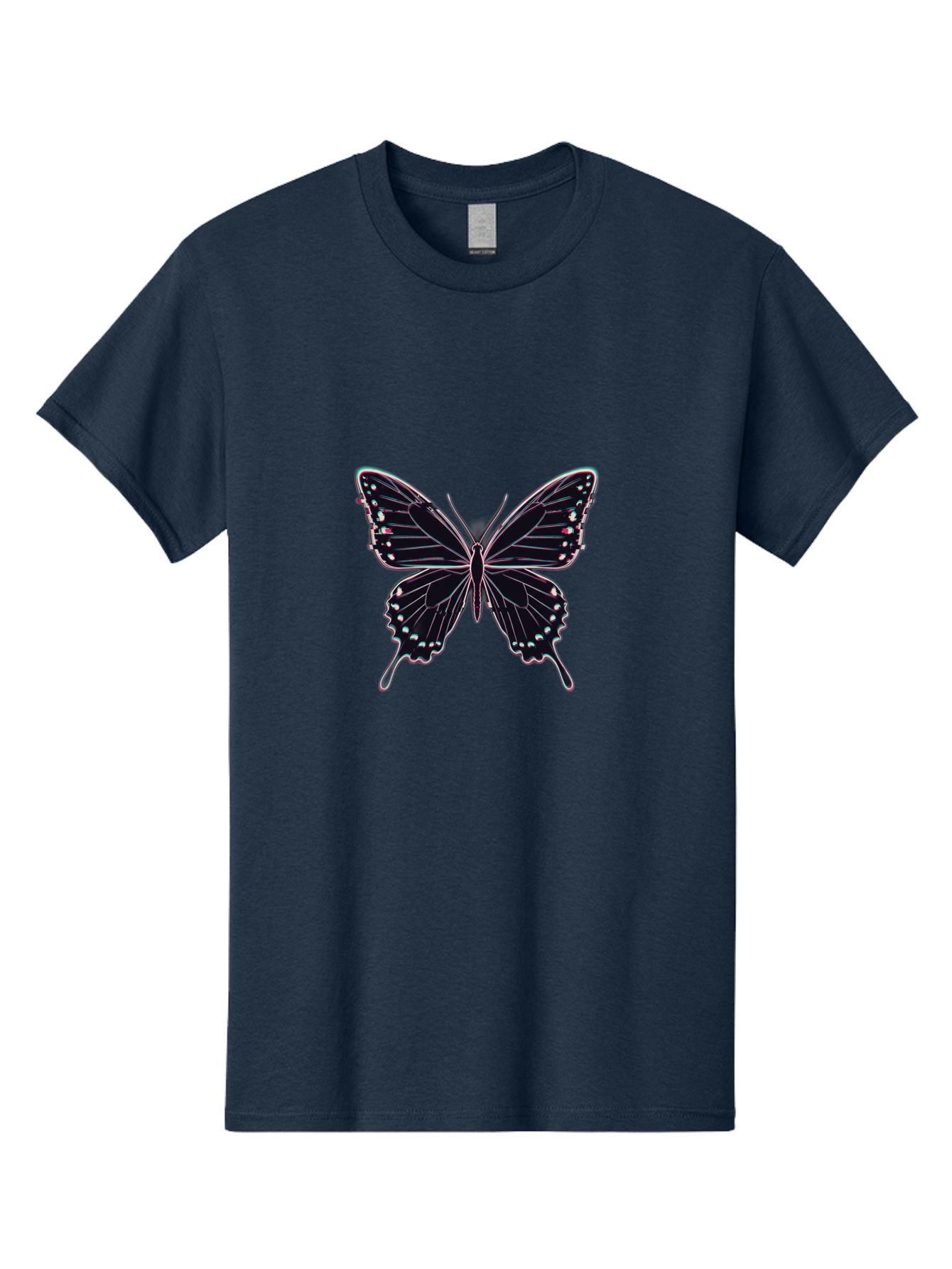 Butterfly-20 Men'S Graphic Tee, 100% Cotton, Comfortable Casual Summer Wear, Machine Washable, Vintage Camera, Old Camera, Antique Camera, Black Camera, Classic Photography, Photography Equipment, Nostalgic Device, Film Camera, Camera Art Bah653