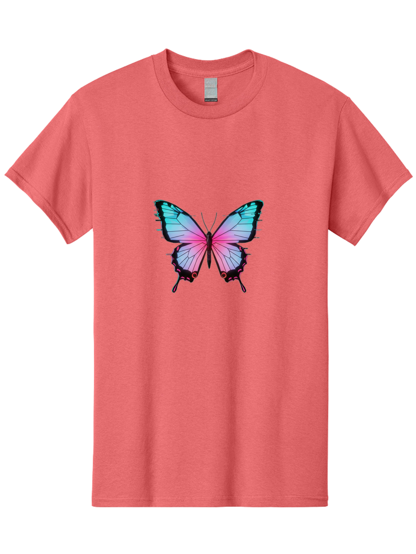 Butterfly-21 Men'S Graphic Tee, 100% Cotton, Comfortable Casual Summer Wear, Machine Washable, Vintage Camera, Old Camera, Antique Camera, Black Camera, Classic Photography, Photography Equipment, Nostalgic Device, Film Camera, Camera Art Bah654