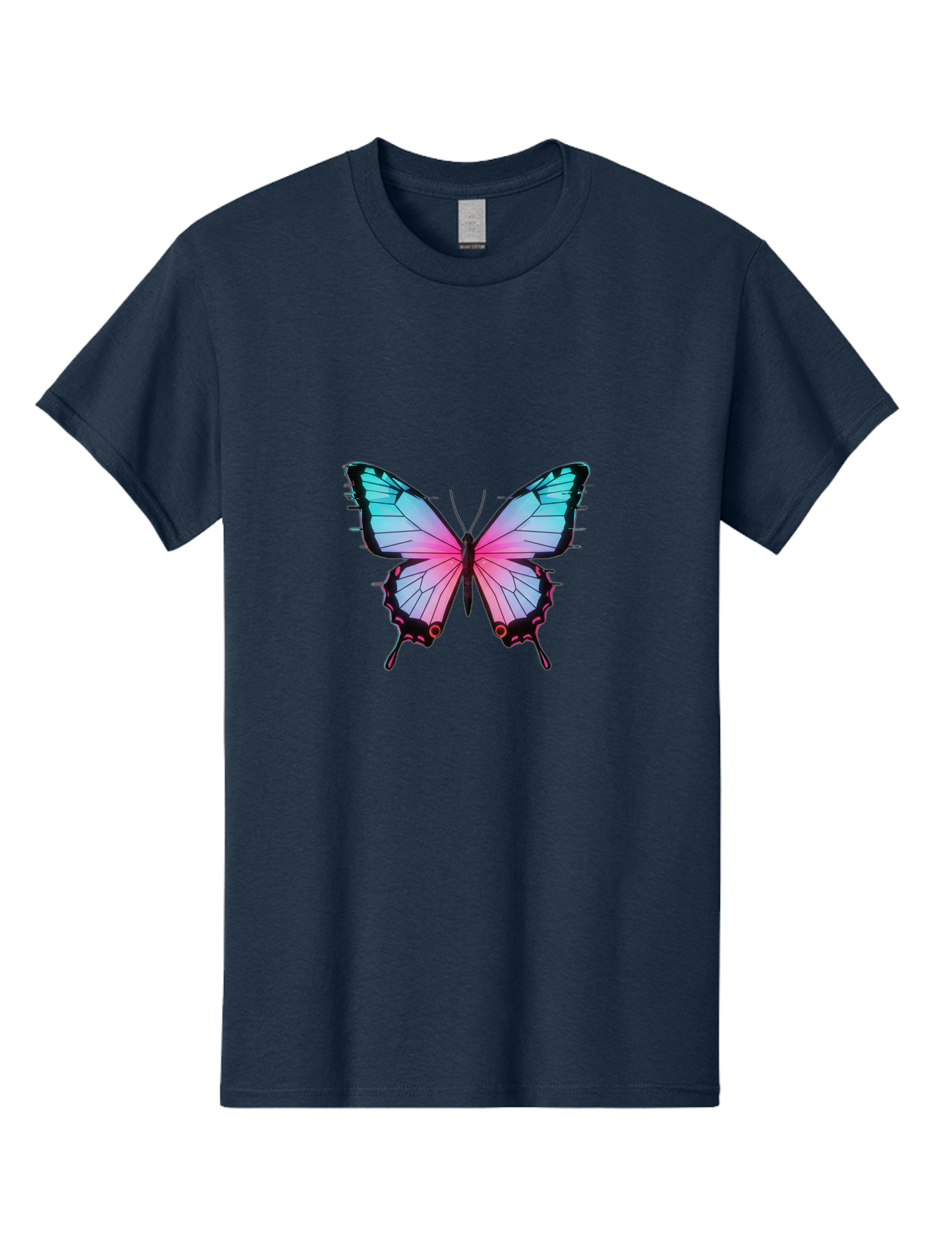 Butterfly-21 Men'S Graphic Tee, 100% Cotton, Comfortable Casual Summer Wear, Machine Washable, Vintage Camera, Old Camera, Antique Camera, Black Camera, Classic Photography, Photography Equipment, Nostalgic Device, Film Camera, Camera Art Bah654