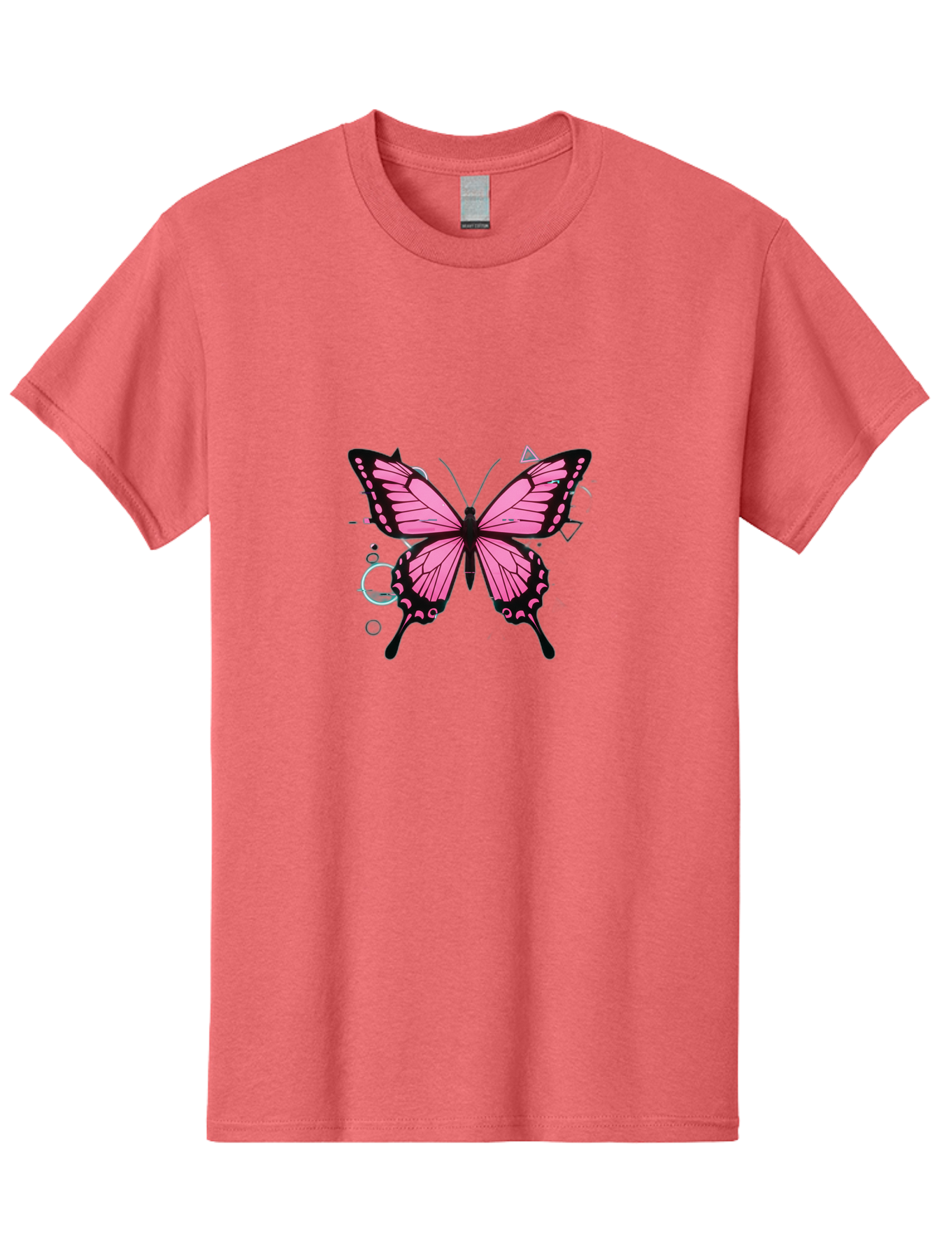 Butterfly-26 Men'S Graphic Tee, 100% Cotton, Comfortable Casual Summer Wear, Machine Washable, Vintage Camera, Old Camera, Antique Camera, Black Camera, Classic Photography, Photography Equipment, Nostalgic Device, Film Camera, Camera Art Bah659