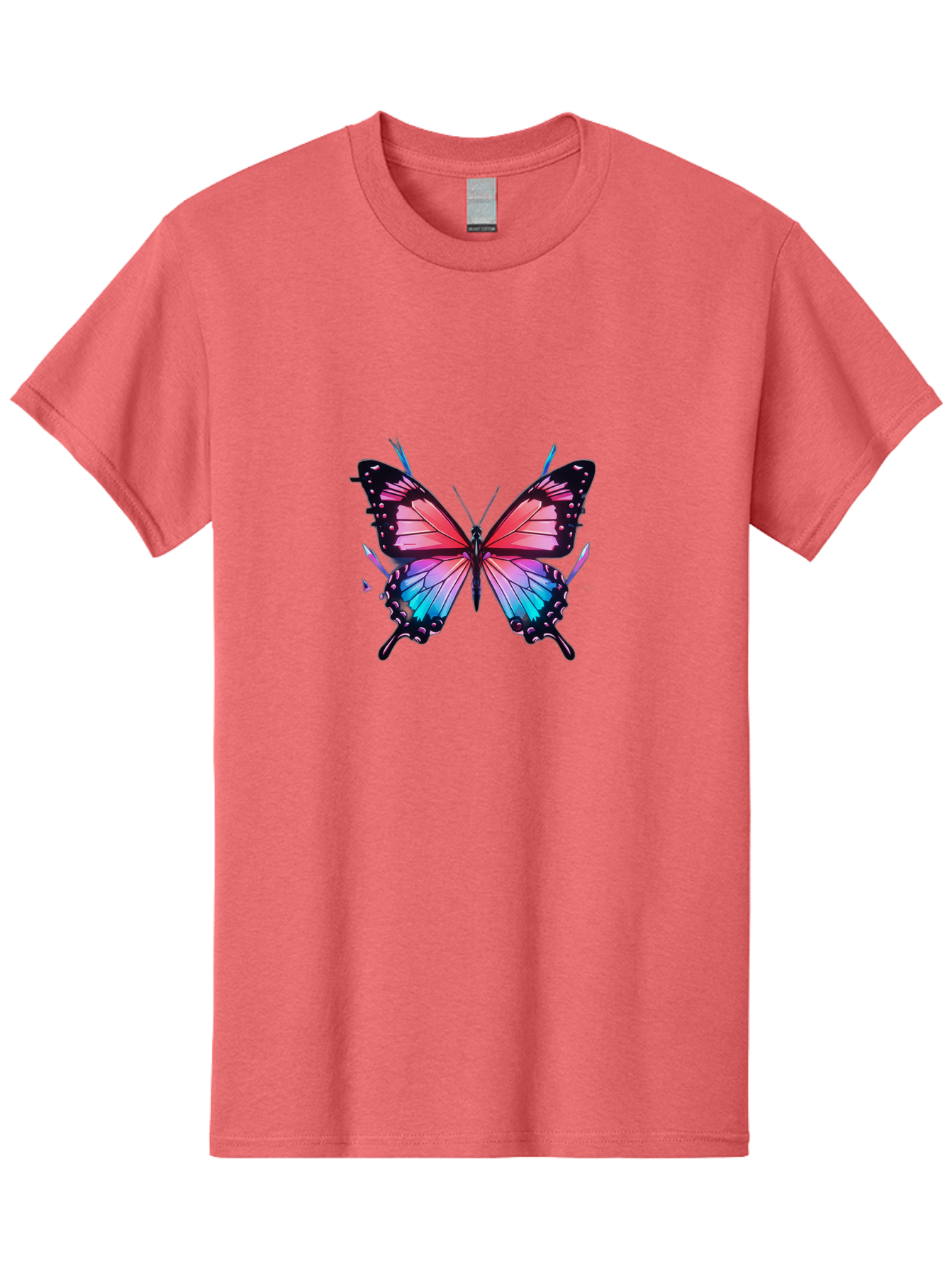 Butterfly-27 Men'S Graphic Tee, 100% Cotton, Comfortable Casual Summer Wear, Machine Washable, Vintage Camera, Old Camera, Antique Camera, Black Camera, Classic Photography, Photography Equipment, Nostalgic Device, Film Camera, Camera Art Bah660