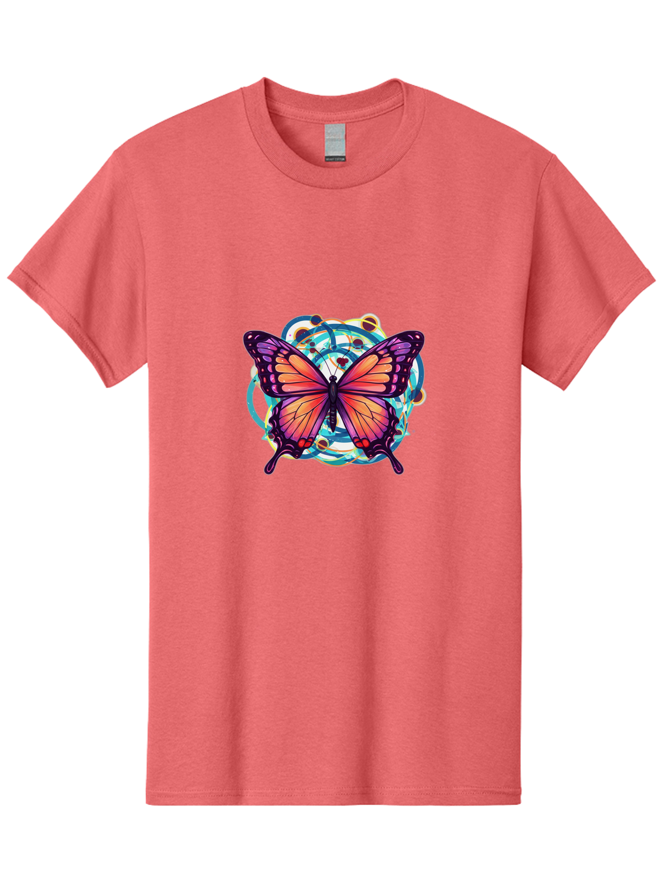 Butterfly-29 Men'S Graphic Tee, 100% Cotton, Comfortable Casual Summer Wear, Machine Washable, Vintage Camera, Old Camera, Antique Camera, Black Camera, Classic Photography, Photography Equipment, Nostalgic Device, Film Camera, Camera Art Bah662