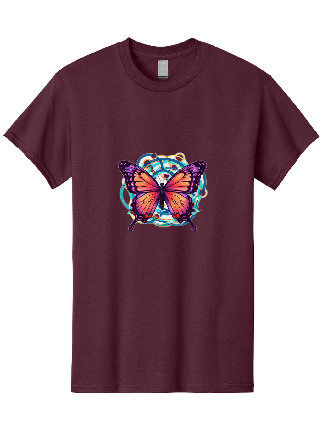 Butterfly-29 Men'S Graphic Tee, 100% Cotton, Comfortable Casual Summer Wear, Machine Washable, Vintage Camera, Old Camera, Antique Camera, Black Camera, Classic Photography, Photography Equipment, Nostalgic Device, Film Camera, Camera Art Bah662
