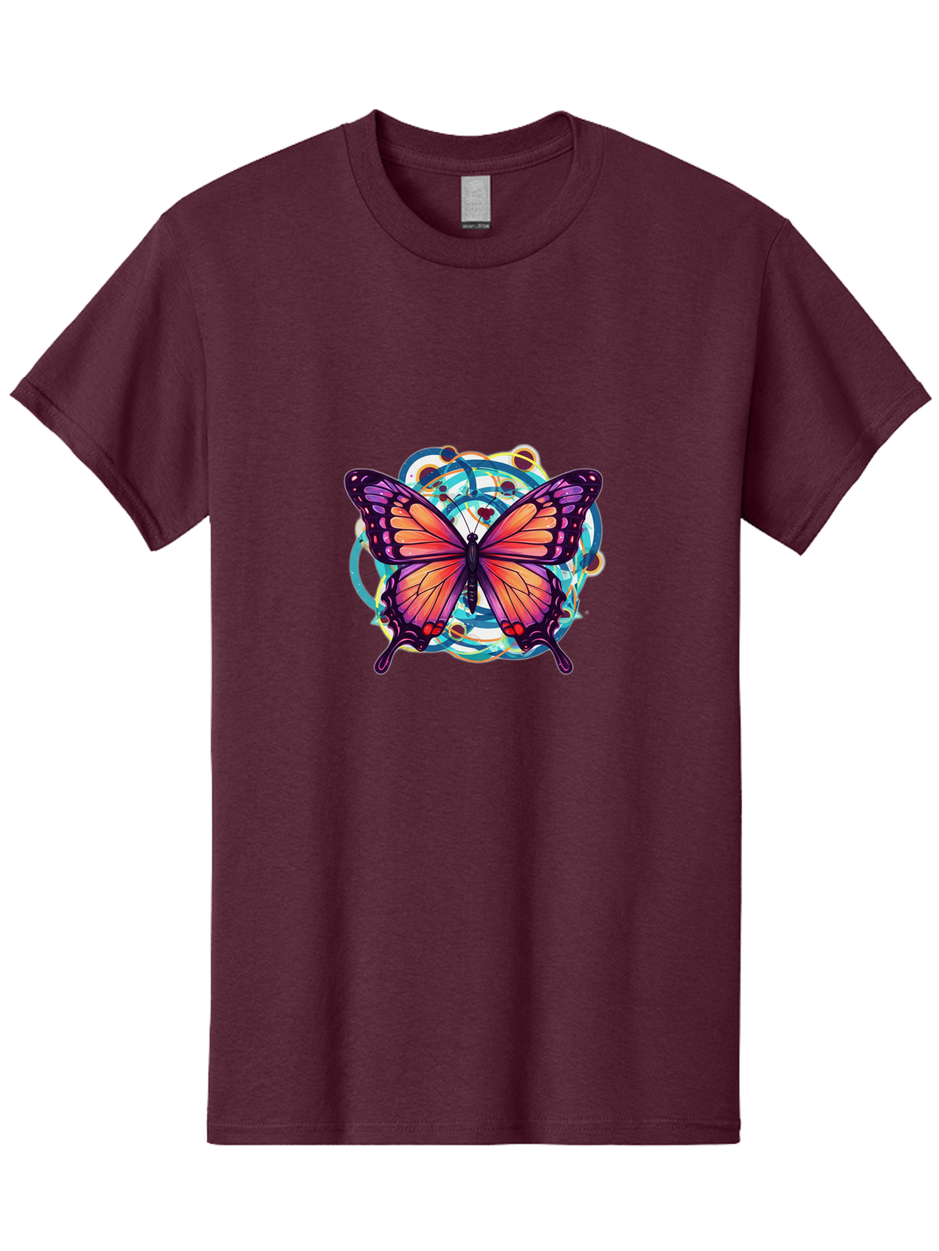 Butterfly-29 Men'S Graphic Tee, 100% Cotton, Comfortable Casual Summer Wear, Machine Washable, Vintage Camera, Old Camera, Antique Camera, Black Camera, Classic Photography, Photography Equipment, Nostalgic Device, Film Camera, Camera Art Bah662