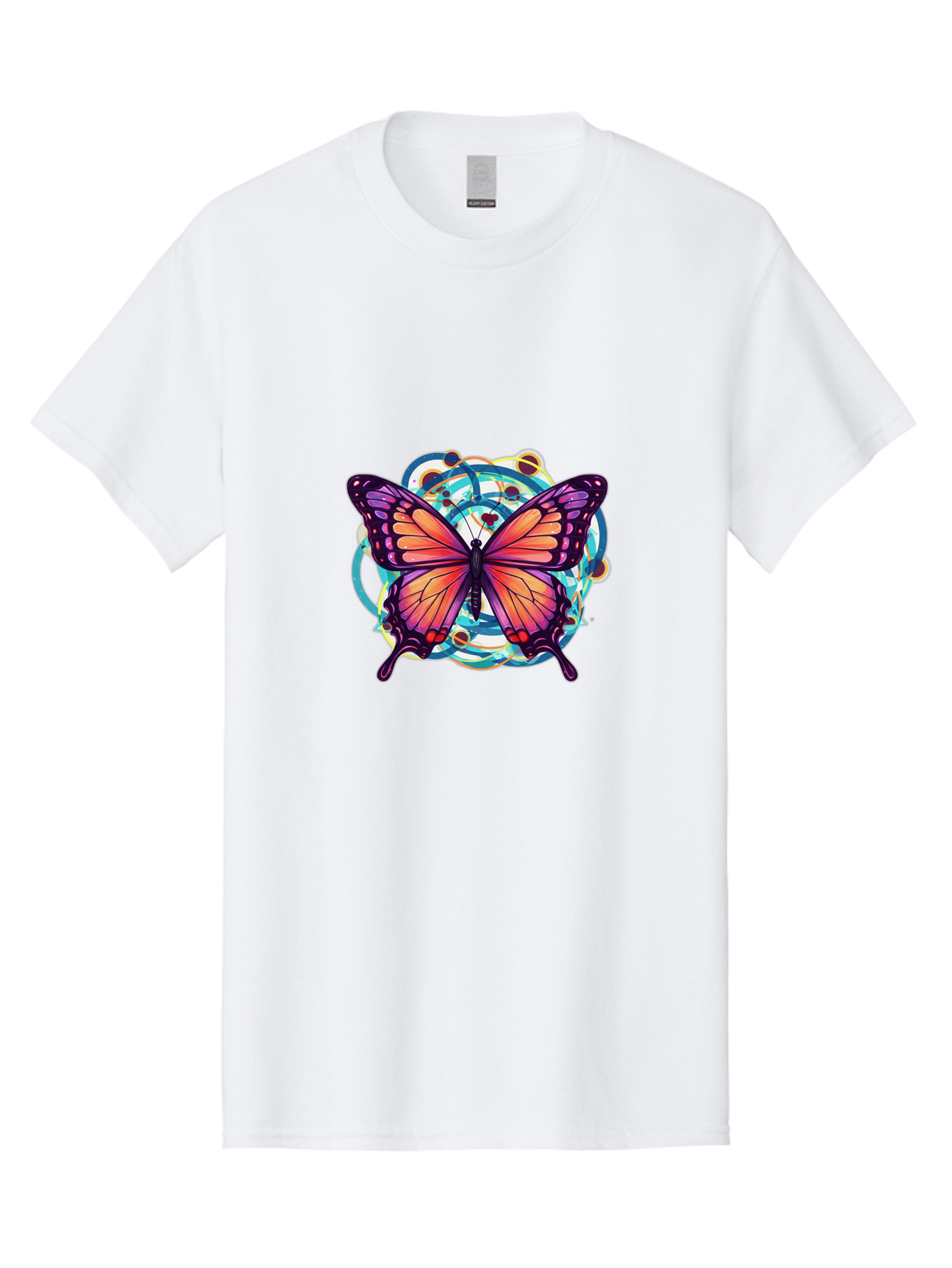 Butterfly-29 Men'S Graphic Tee, 100% Cotton, Comfortable Casual Summer Wear, Machine Washable, Vintage Camera, Old Camera, Antique Camera, Black Camera, Classic Photography, Photography Equipment, Nostalgic Device, Film Camera, Camera Art Bah662