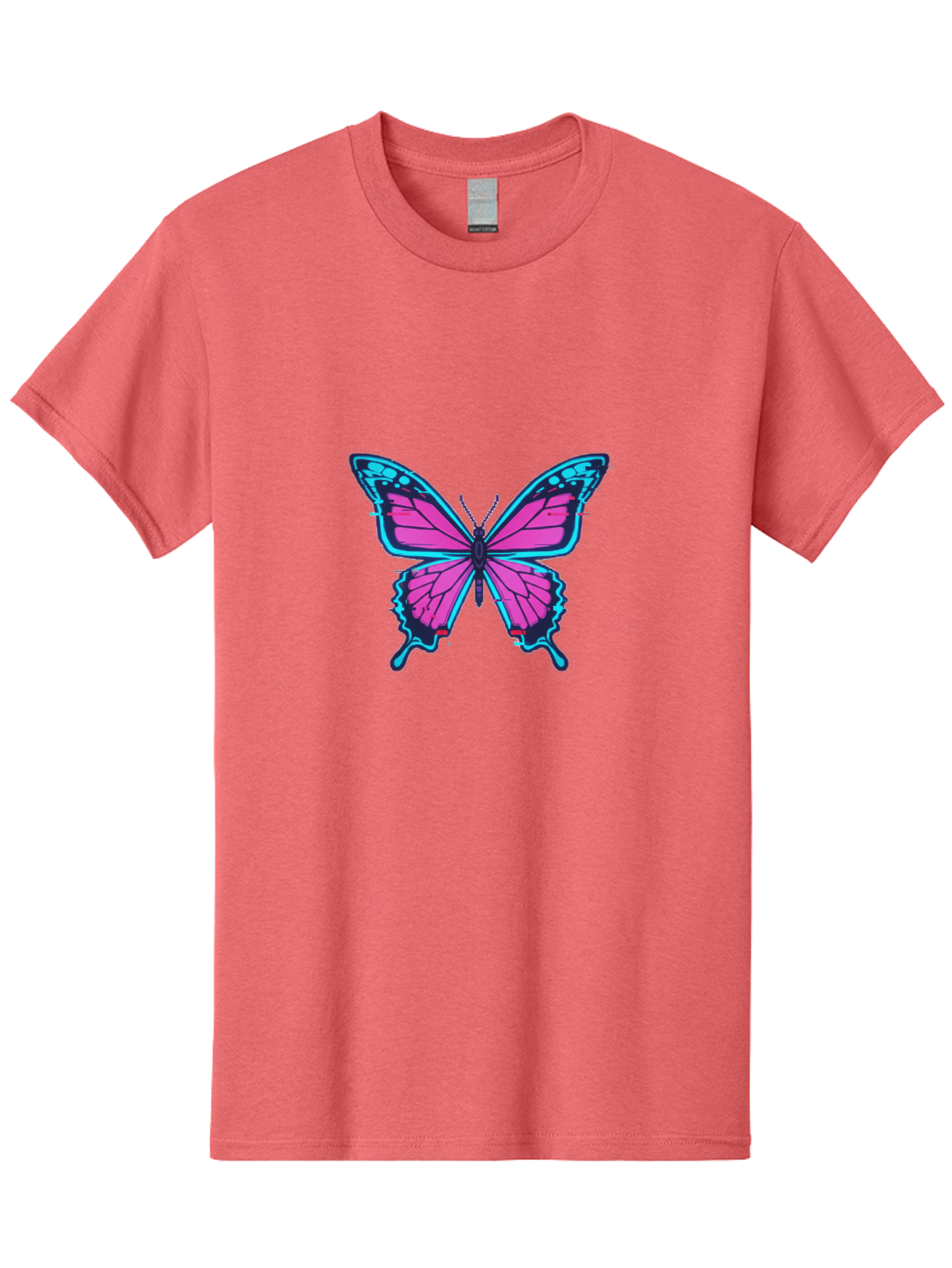 Butterfly-3 Men'S Graphic Tee, 100% Cotton, Comfortable Casual Summer Wear, Machine Washable, Vintage Camera, Old Camera, Antique Camera, Black Camera, Classic Photography, Photography Equipment, Nostalgic Device, Film Camera, Camera Art Bah663