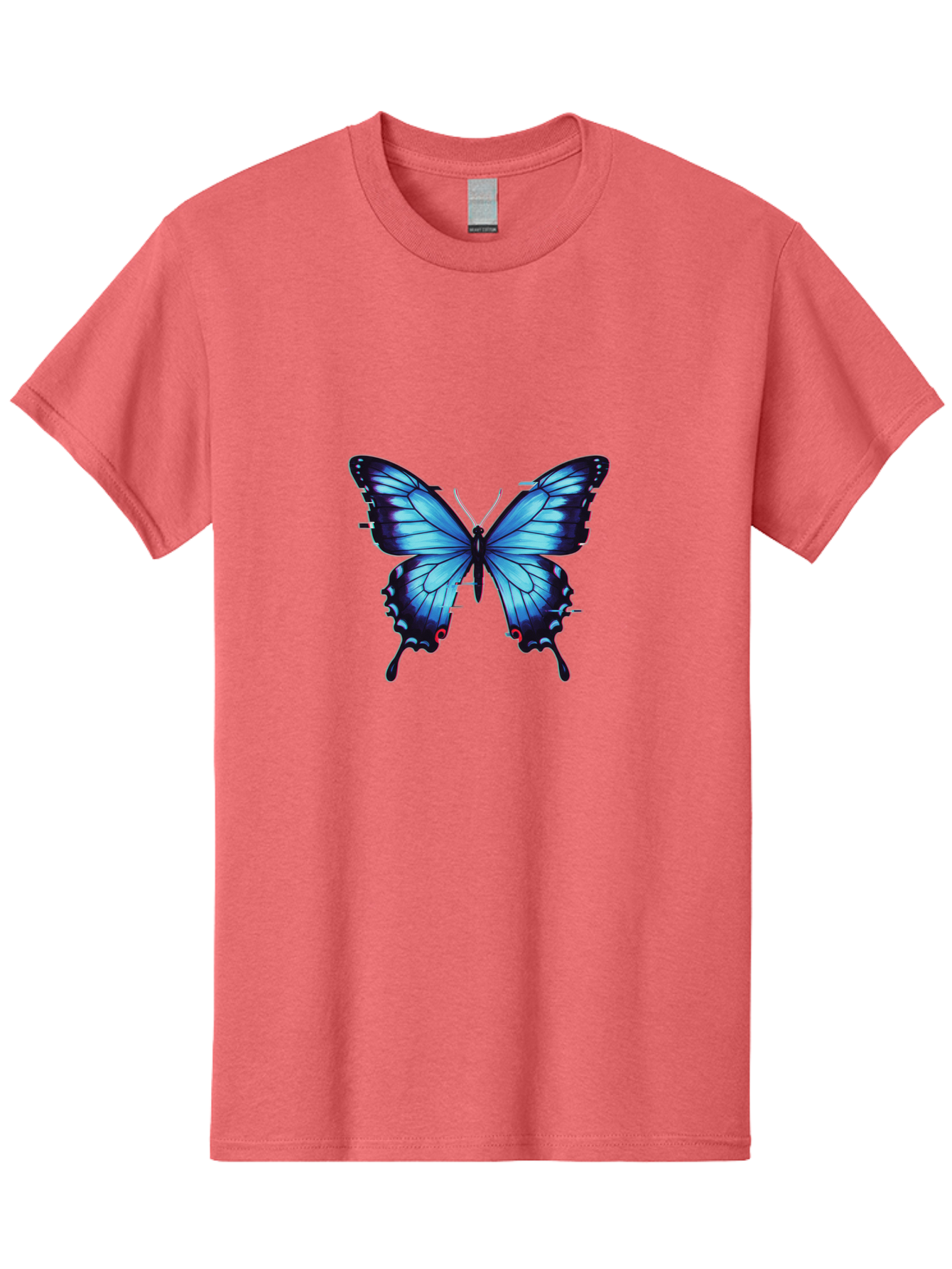 Butterfly-7 Men'S Graphic Tee, 100% Cotton, Comfortable Casual Summer Wear, Machine Washable, Vintage Camera, Old Camera, Antique Camera, Black Camera, Classic Photography, Photography Equipment, Nostalgic Device, Film Camera, Camera Art Bah667