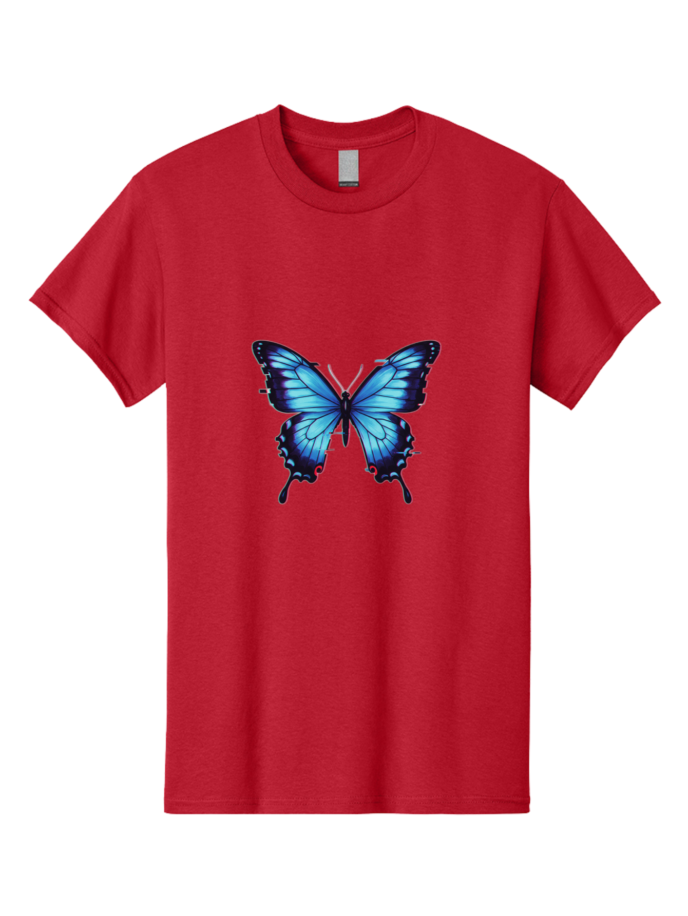 Butterfly-7 Men'S Graphic Tee, 100% Cotton, Comfortable Casual Summer Wear, Machine Washable, Vintage Camera, Old Camera, Antique Camera, Black Camera, Classic Photography, Photography Equipment, Nostalgic Device, Film Camera, Camera Art Bah667