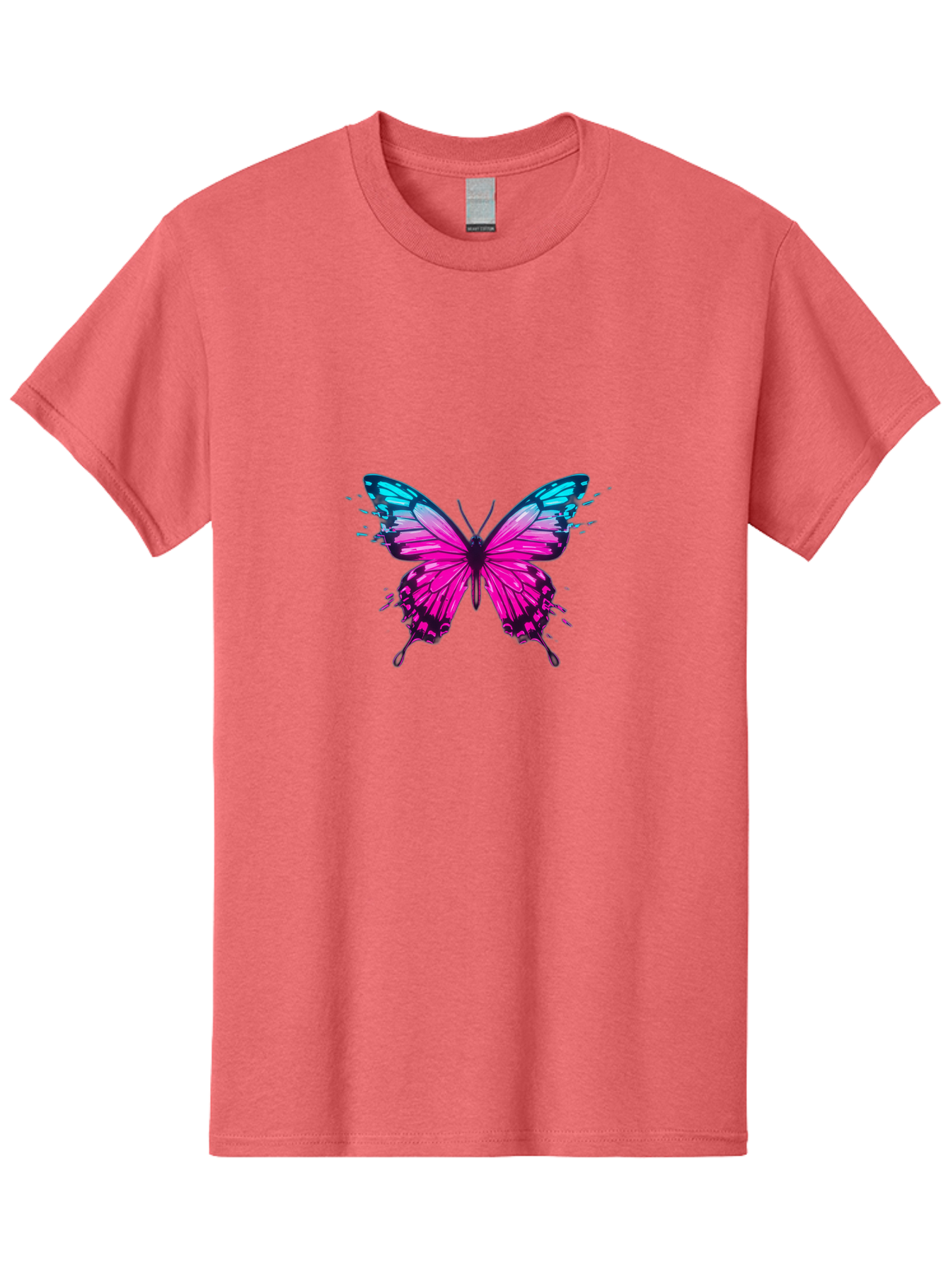 Butterfly-8 Men'S Graphic Tee, 100% Cotton, Comfortable Casual Summer Wear, Machine Washable, Vintage Camera, Old Camera, Antique Camera, Black Camera, Classic Photography, Photography Equipment, Nostalgic Device, Film Camera, Camera Art Bah668