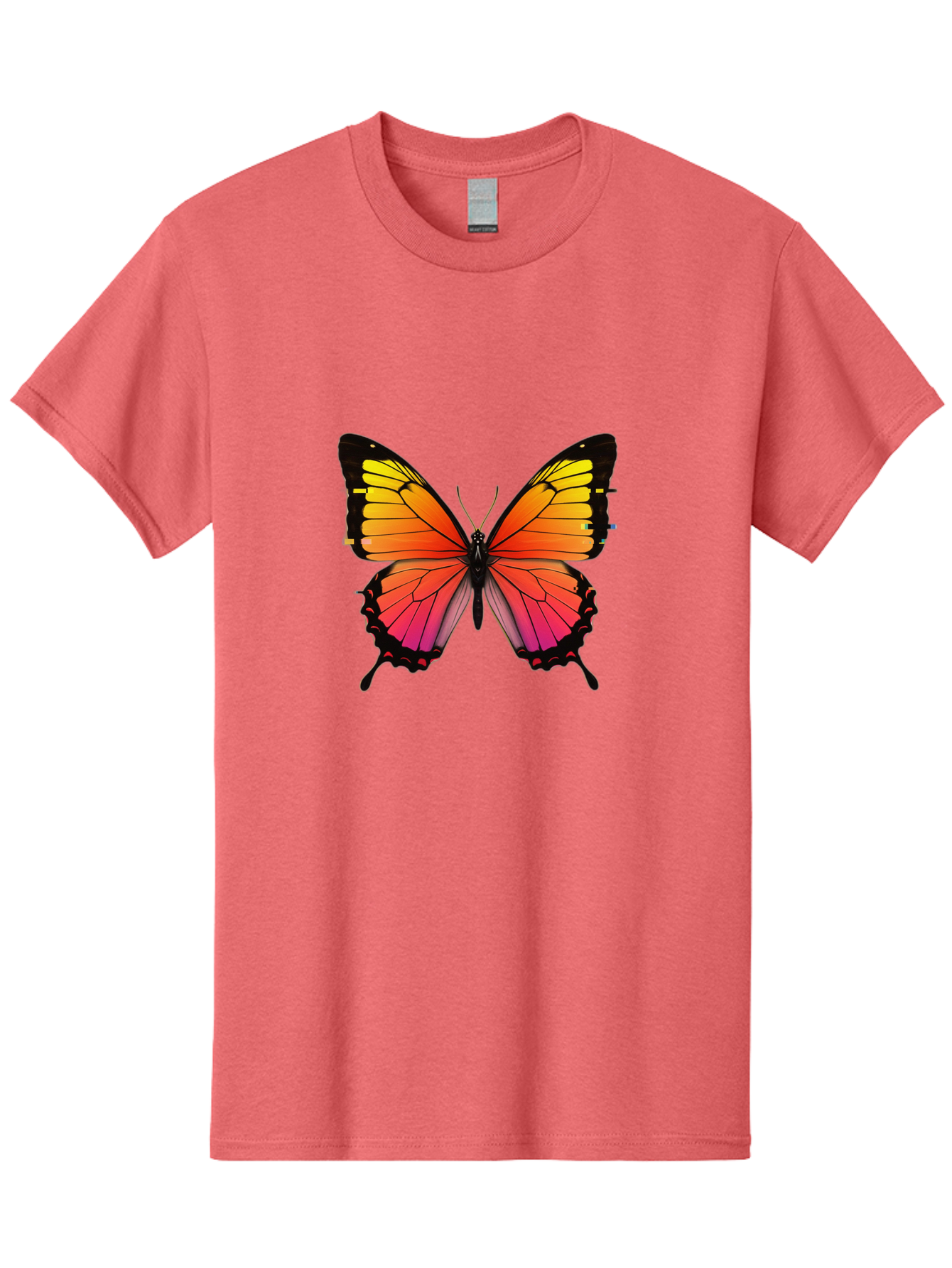 Butterfly-9 Men'S Graphic Tee, 100% Cotton, Comfortable Casual Summer Wear, Machine Washable, Vintage Camera, Old Camera, Antique Camera, Black Camera, Classic Photography, Photography Equipment, Nostalgic Device, Film Camera, Camera Art Bah669