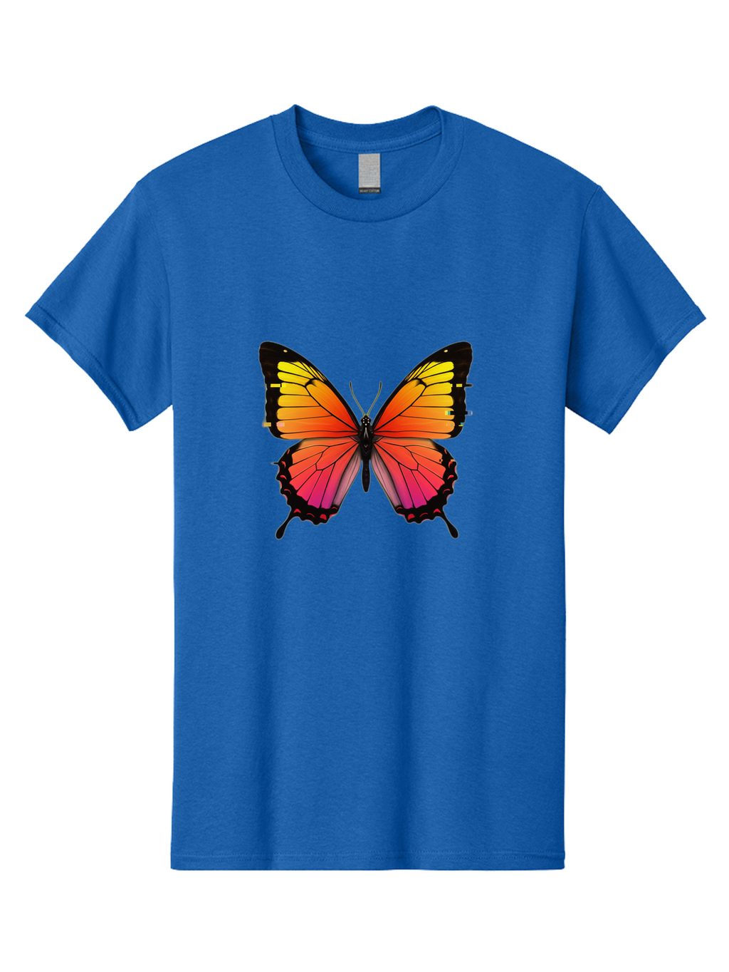 Butterfly-9 Men'S Graphic Tee, 100% Cotton, Comfortable Casual Summer Wear, Machine Washable, Vintage Camera, Old Camera, Antique Camera, Black Camera, Classic Photography, Photography Equipment, Nostalgic Device, Film Camera, Camera Art Bah669