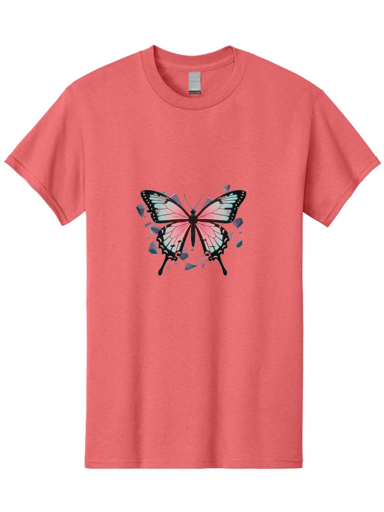 Butterfly-Emerging Men'S Graphic Tee, 100% Cotton, Comfortable Casual Summer Wear, Machine Washable, Vintage Camera, Old Camera, Antique Camera, Black Camera, Classic Photography, Photography Equipment, Nostalgic Device, Film Camera, Bah671