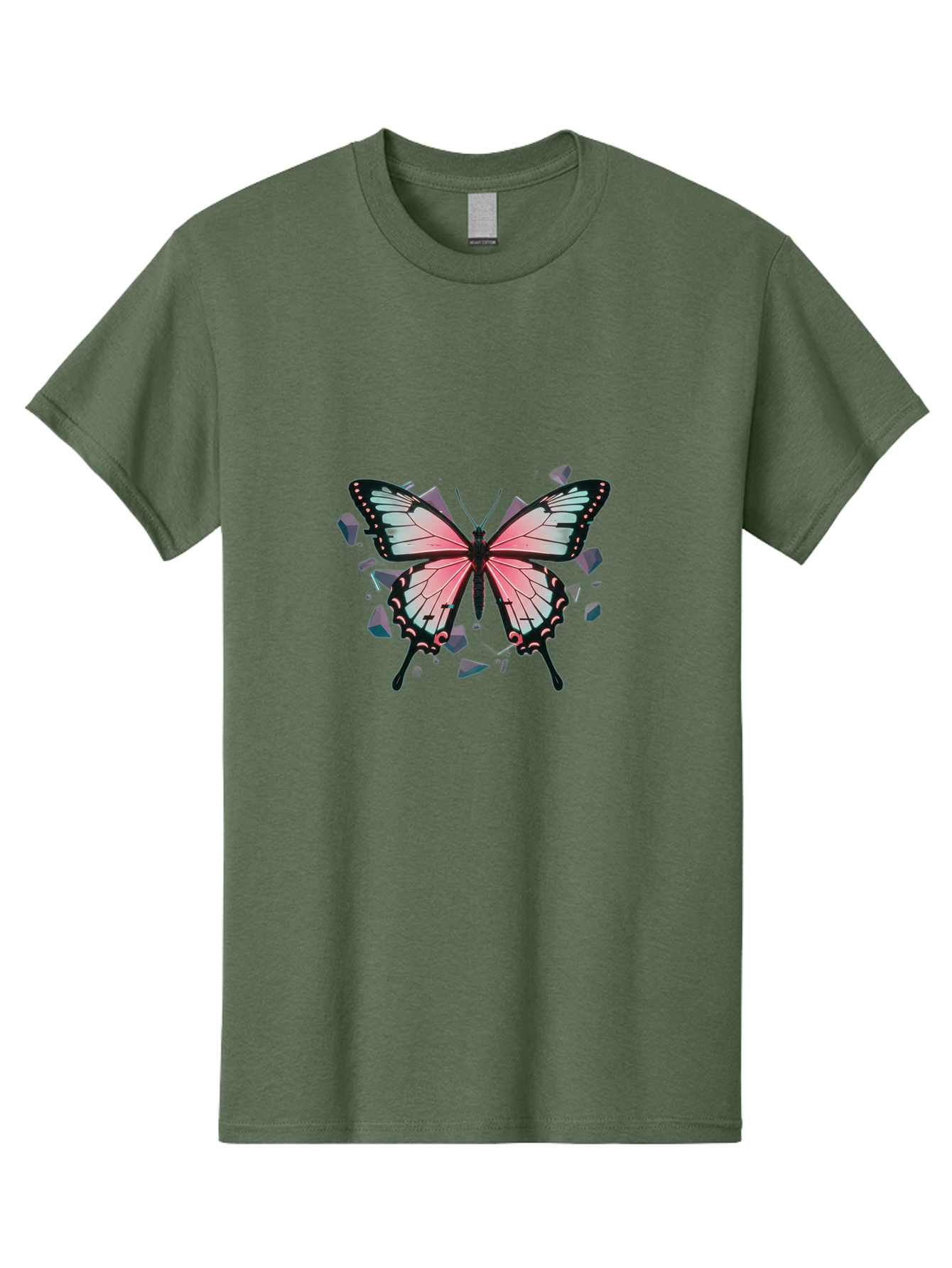 Butterfly-Emerging Men'S Graphic Tee, 100% Cotton, Comfortable Casual Summer Wear, Machine Washable, Vintage Camera, Old Camera, Antique Camera, Black Camera, Classic Photography, Photography Equipment, Nostalgic Device, Film Camera, Bah671