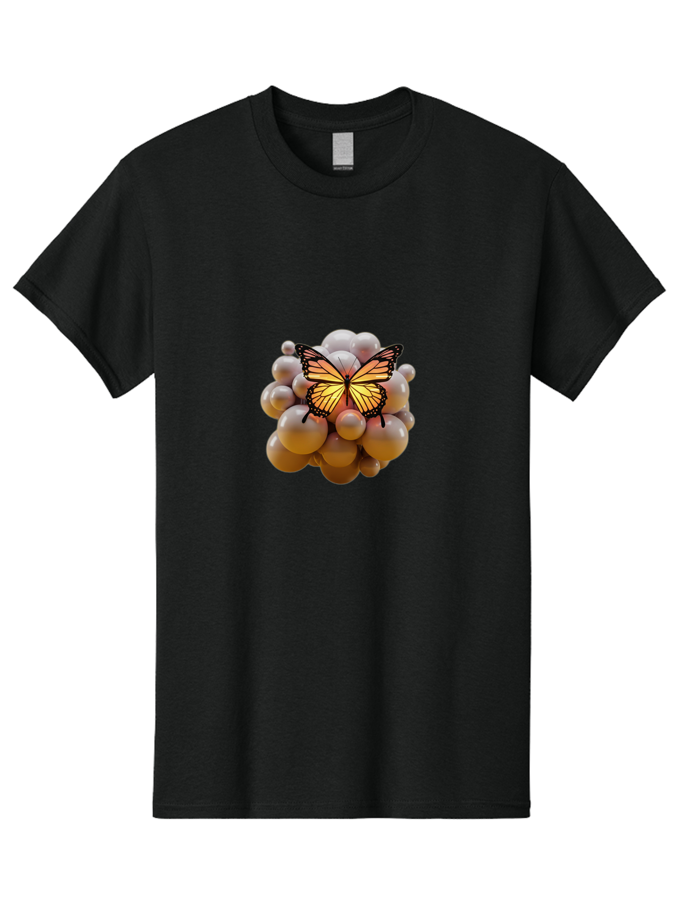 Butterfly-On-Bubbles Men'S Graphic Tee, 100% Cotton, Comfortable Casual Summer Wear, Machine Washable, Vintage Camera, Old Camera, Antique Camera, Black Camera, Classic Photography, Photography Equipment, Nostalgic Device, Film Camera, Bah672