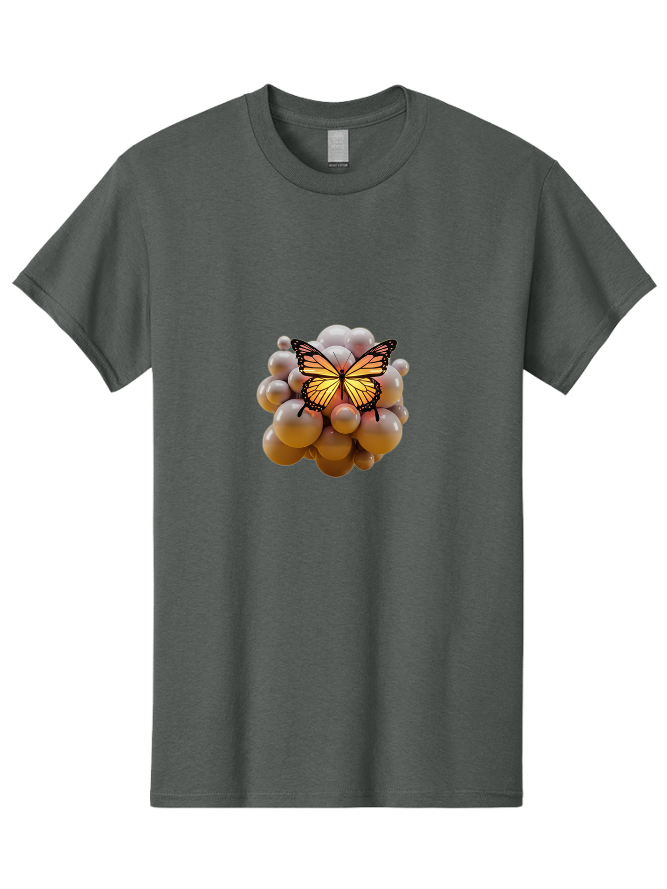 Butterfly-On-Bubbles Men'S Graphic Tee, 100% Cotton, Comfortable Casual Summer Wear, Machine Washable, Vintage Camera, Old Camera, Antique Camera, Black Camera, Classic Photography, Photography Equipment, Nostalgic Device, Film Camera, Bah672