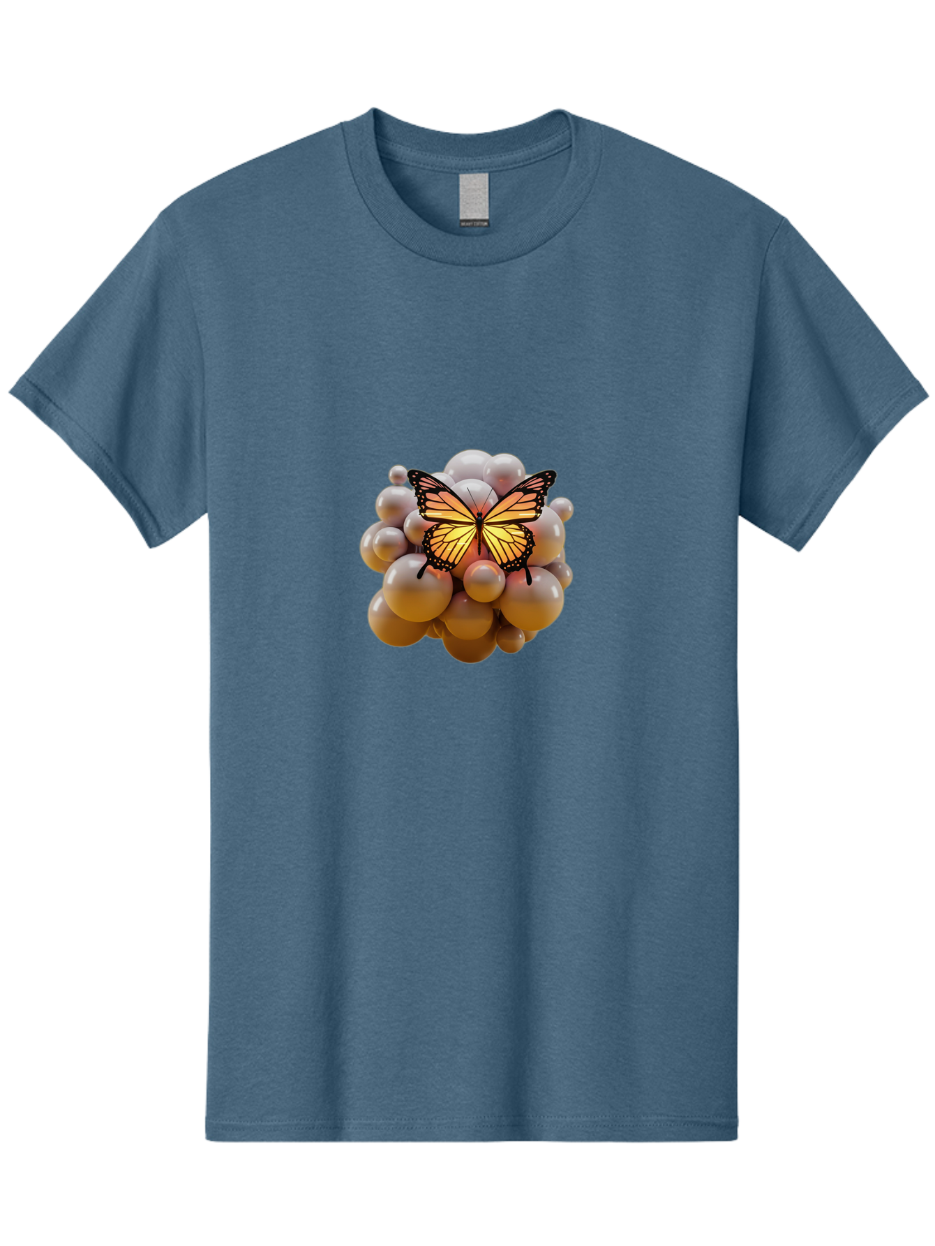 Butterfly-On-Bubbles Men'S Graphic Tee, 100% Cotton, Comfortable Casual Summer Wear, Machine Washable, Vintage Camera, Old Camera, Antique Camera, Black Camera, Classic Photography, Photography Equipment, Nostalgic Device, Film Camera, Bah672