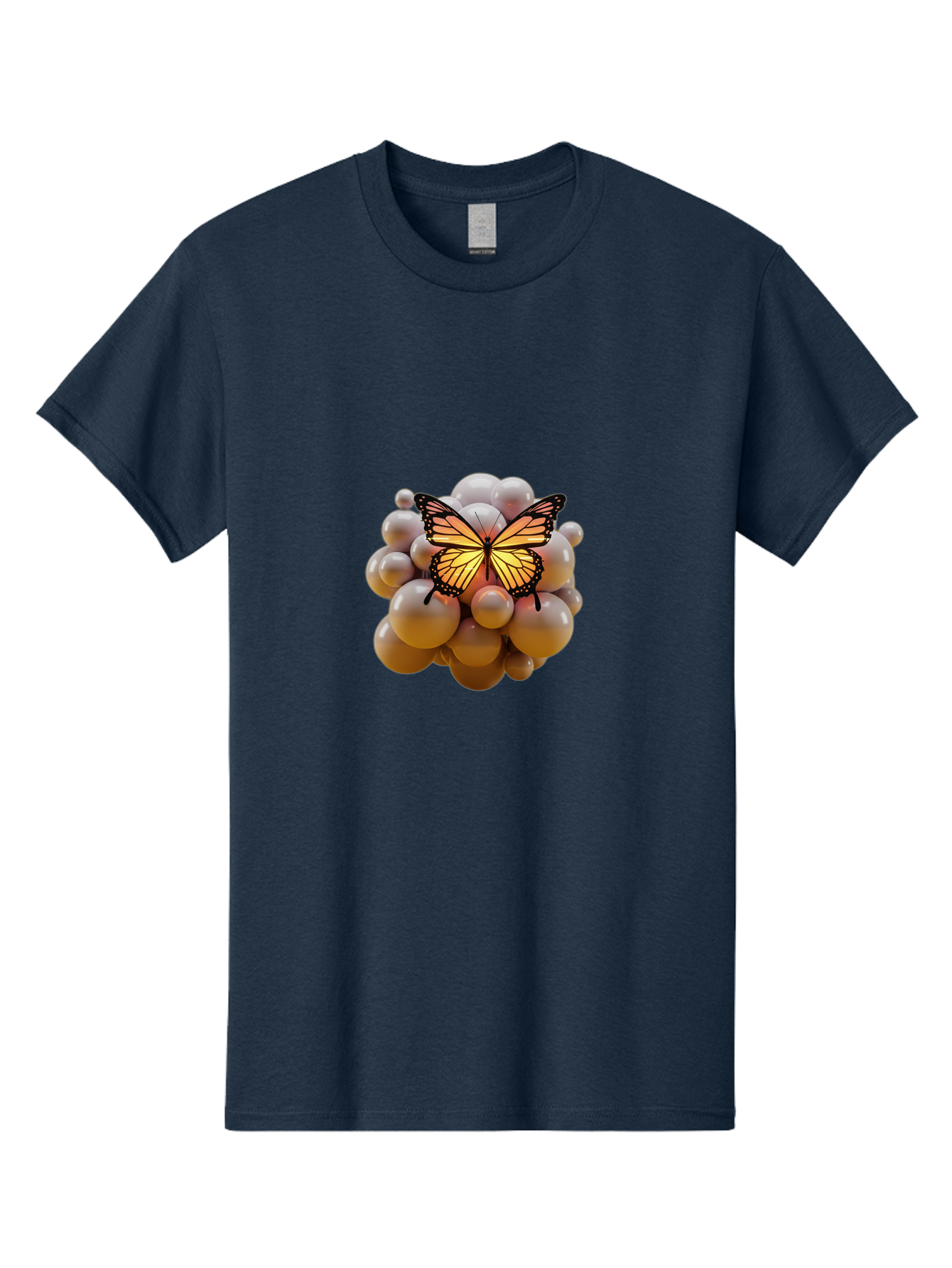 Butterfly-On-Bubbles Men'S Graphic Tee, 100% Cotton, Comfortable Casual Summer Wear, Machine Washable, Vintage Camera, Old Camera, Antique Camera, Black Camera, Classic Photography, Photography Equipment, Nostalgic Device, Film Camera, Bah672