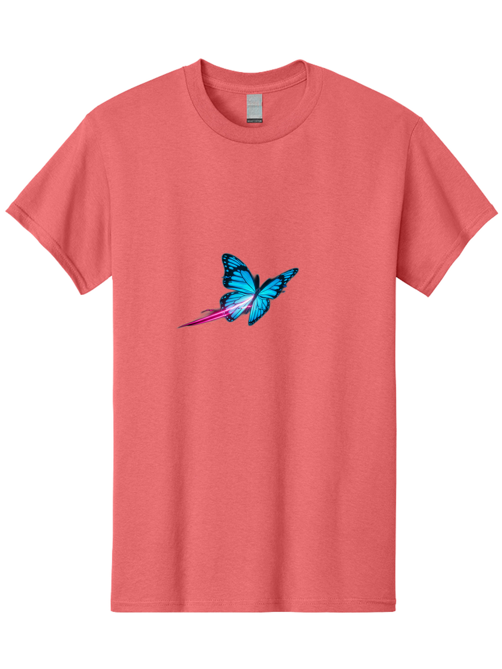 Butterfly-With-Neon-Trail Men'S Graphic Tee, 100% Cotton, Comfortable Casual Summer Wear, Machine Washable, Vintage Camera, Old Camera, Antique Camera, Black Camera, Classic Photography, Photography Equipment, Nostalgic Device, Film Camera, Bah673