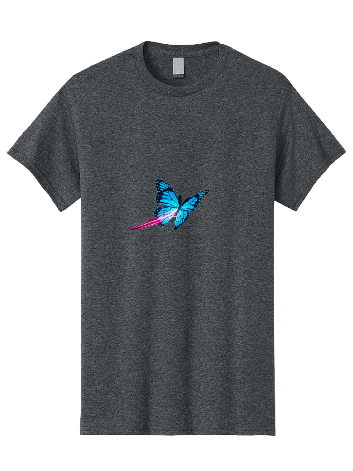 Butterfly-With-Neon-Trail Men'S Graphic Tee, 100% Cotton, Comfortable Casual Summer Wear, Machine Washable, Vintage Camera, Old Camera, Antique Camera, Black Camera, Classic Photography, Photography Equipment, Nostalgic Device, Film Camera, Bah673