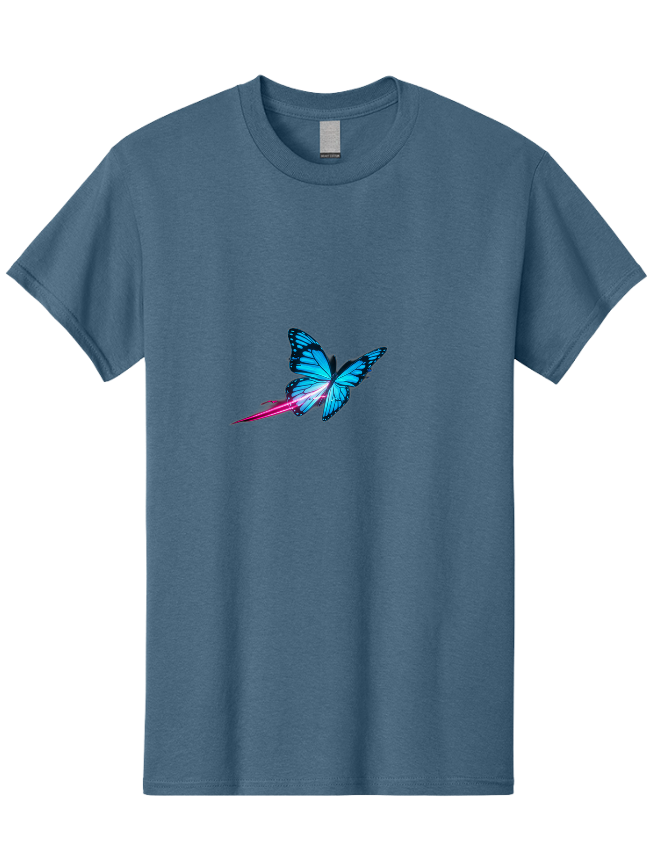 Butterfly-With-Neon-Trail Men'S Graphic Tee, 100% Cotton, Comfortable Casual Summer Wear, Machine Washable, Vintage Camera, Old Camera, Antique Camera, Black Camera, Classic Photography, Photography Equipment, Nostalgic Device, Film Camera, Bah673