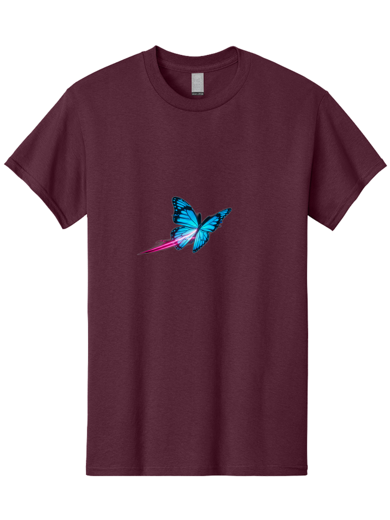 Butterfly-With-Neon-Trail Men'S Graphic Tee, 100% Cotton, Comfortable Casual Summer Wear, Machine Washable, Vintage Camera, Old Camera, Antique Camera, Black Camera, Classic Photography, Photography Equipment, Nostalgic Device, Film Camera, Bah673