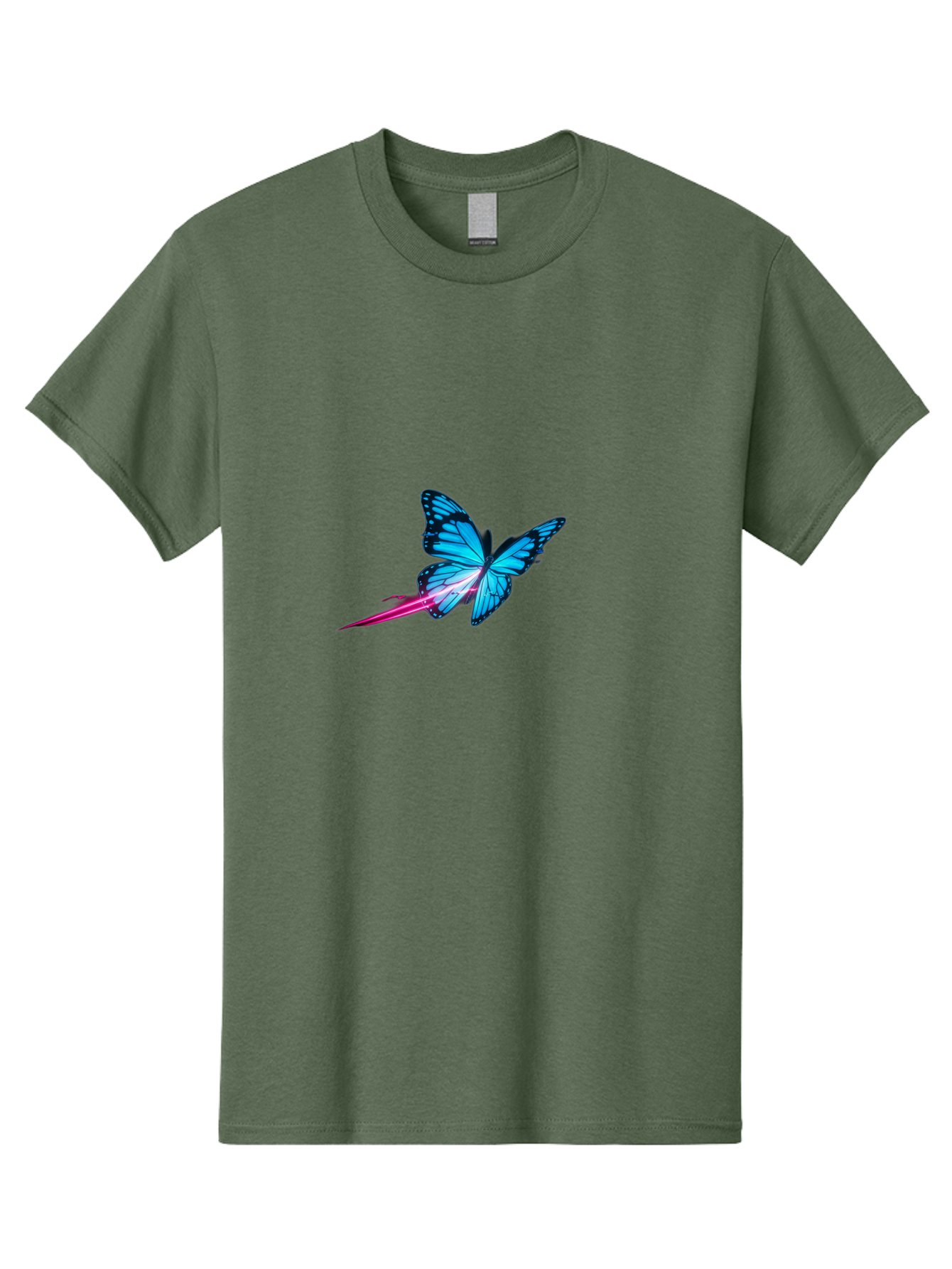Butterfly-With-Neon-Trail Men'S Graphic Tee, 100% Cotton, Comfortable Casual Summer Wear, Machine Washable, Vintage Camera, Old Camera, Antique Camera, Black Camera, Classic Photography, Photography Equipment, Nostalgic Device, Film Camera, Bah673