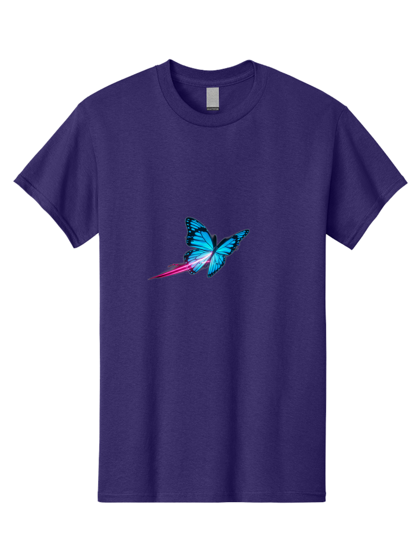Butterfly-With-Neon-Trail Men'S Graphic Tee, 100% Cotton, Comfortable Casual Summer Wear, Machine Washable, Vintage Camera, Old Camera, Antique Camera, Black Camera, Classic Photography, Photography Equipment, Nostalgic Device, Film Camera, Bah673