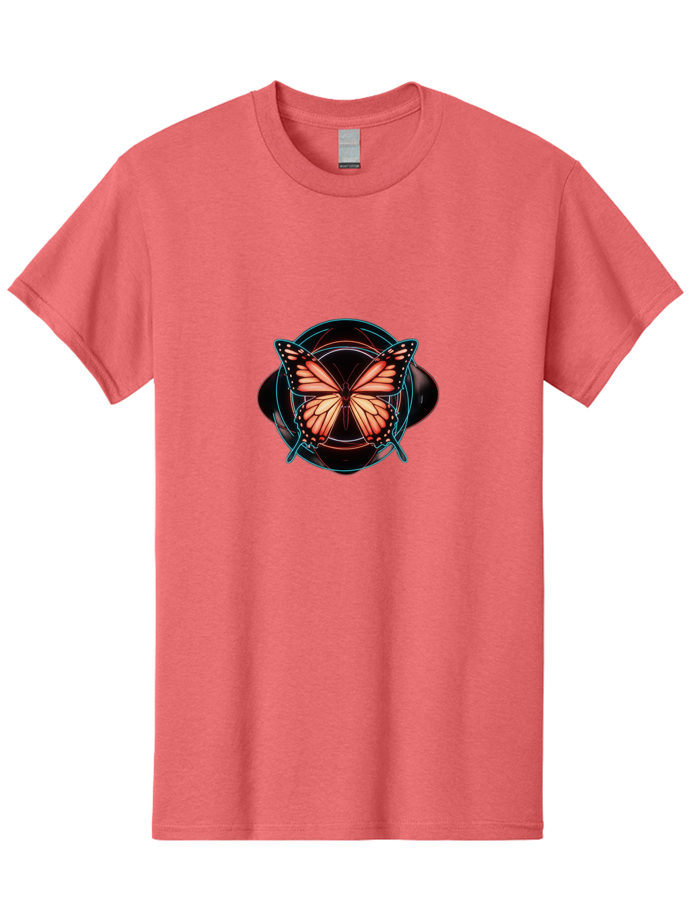 Butterfly Men'S Graphic Tee, 100% Cotton, Comfortable Casual Summer Wear, Machine Washable, Vintage Camera, Old Camera, Antique Camera, Black Camera, Classic Photography, Photography Equipment, Nostalgic Device, Film Camera, Camera Art Bah674