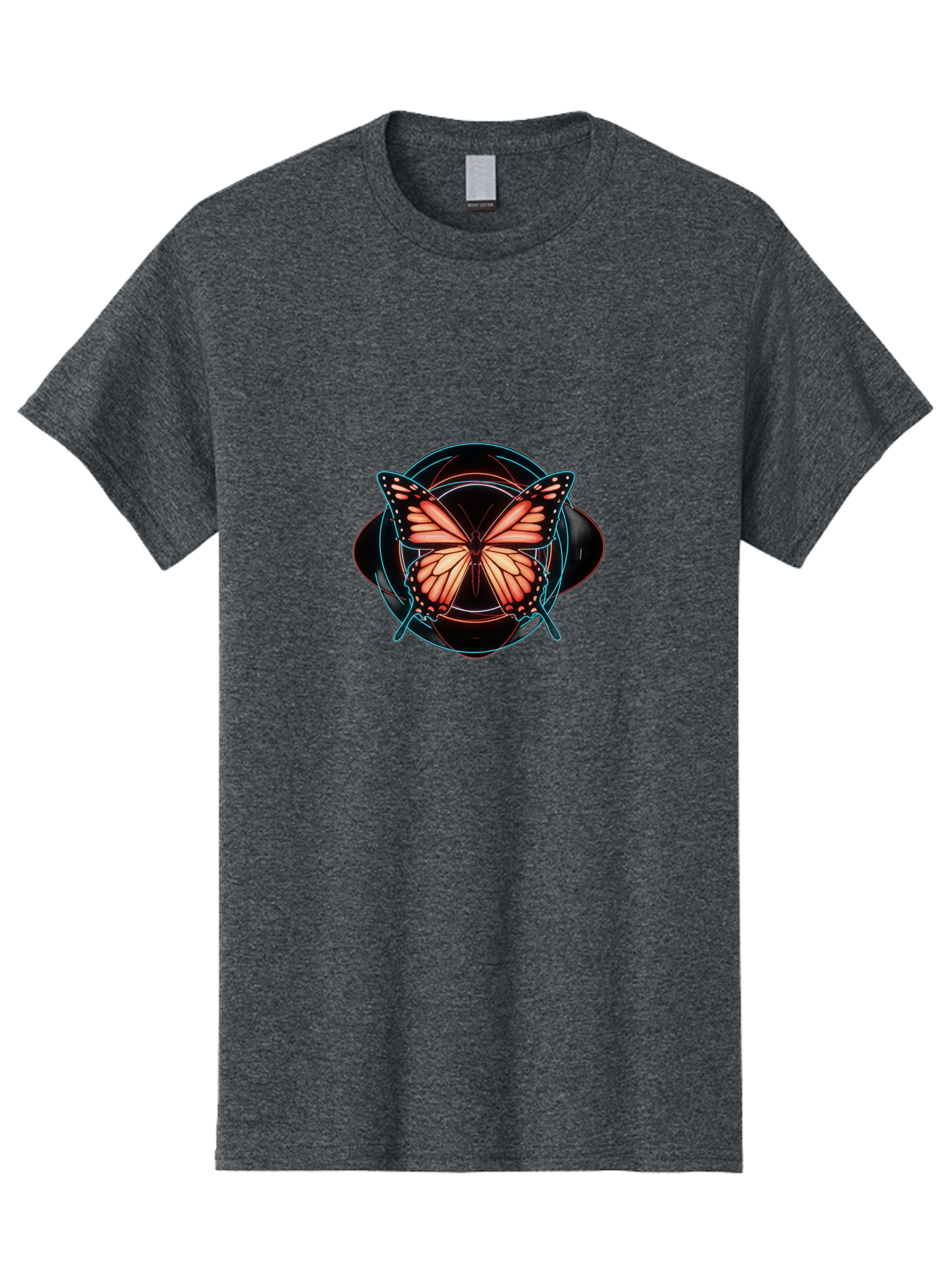 Butterfly Men'S Graphic Tee, 100% Cotton, Comfortable Casual Summer Wear, Machine Washable, Vintage Camera, Old Camera, Antique Camera, Black Camera, Classic Photography, Photography Equipment, Nostalgic Device, Film Camera, Camera Art Bah674