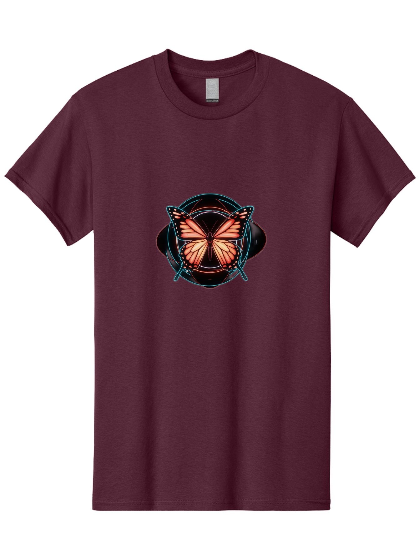Butterfly Men'S Graphic Tee, 100% Cotton, Comfortable Casual Summer Wear, Machine Washable, Vintage Camera, Old Camera, Antique Camera, Black Camera, Classic Photography, Photography Equipment, Nostalgic Device, Film Camera, Camera Art Bah674