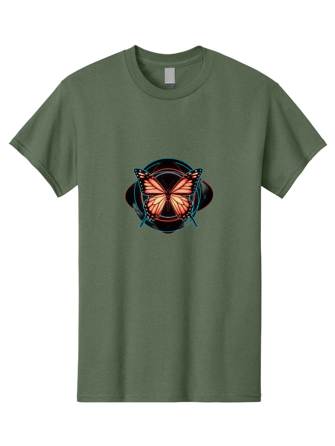 Butterfly Men'S Graphic Tee, 100% Cotton, Comfortable Casual Summer Wear, Machine Washable, Vintage Camera, Old Camera, Antique Camera, Black Camera, Classic Photography, Photography Equipment, Nostalgic Device, Film Camera, Camera Art Bah674