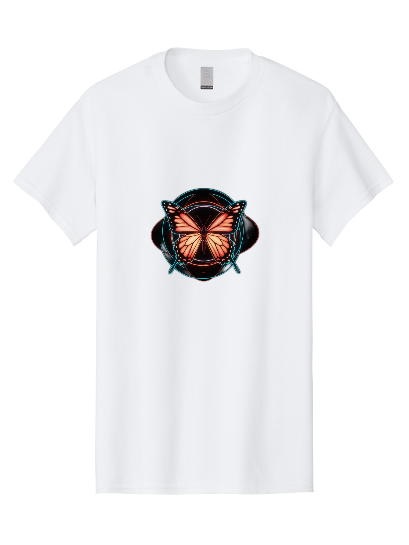Butterfly Men'S Graphic Tee, 100% Cotton, Comfortable Casual Summer Wear, Machine Washable, Vintage Camera, Old Camera, Antique Camera, Black Camera, Classic Photography, Photography Equipment, Nostalgic Device, Film Camera, Camera Art Bah674