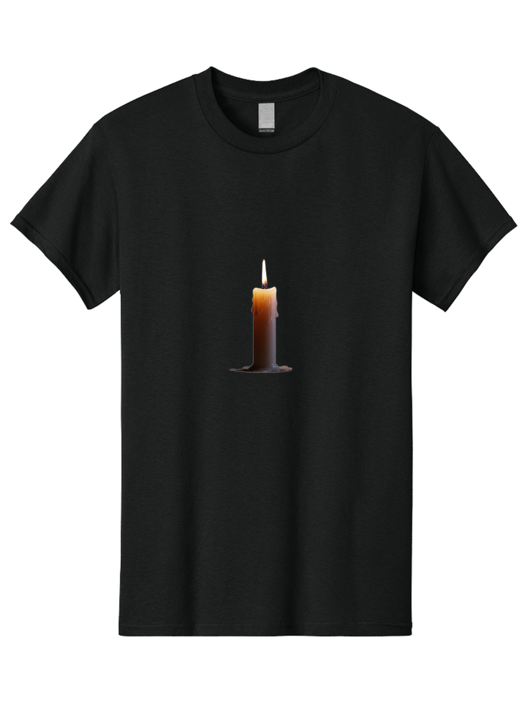 Candle-1 Men'S Graphic Tee, 100% Cotton, Comfortable Casual Summer Wear, Machine Washable, Vintage Camera, Old Camera, Antique Camera, Black Camera, Classic Photography, Photography Equipment, Nostalgic Device, Film Camera, Camera Art Bah675