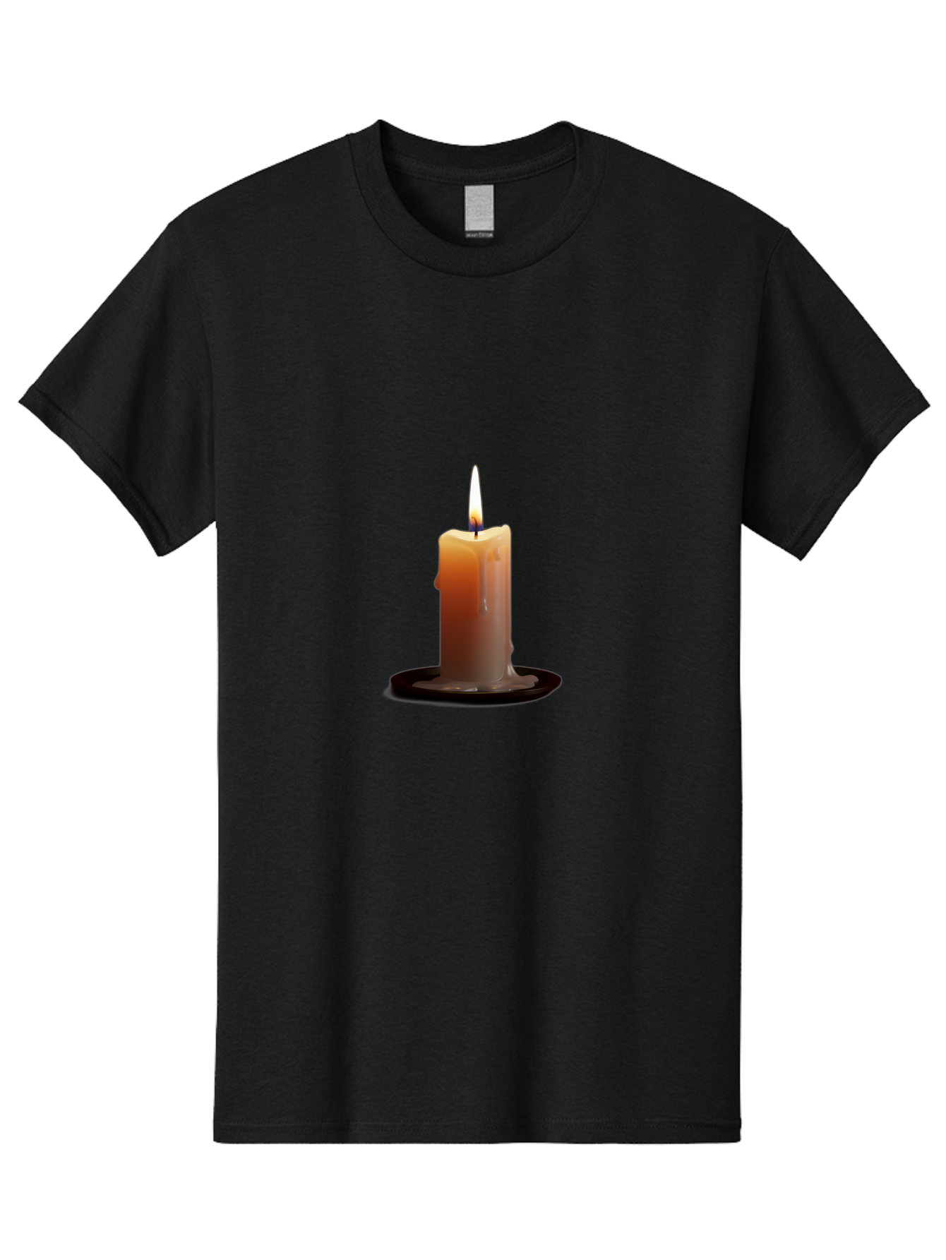 Candle-2 Men'S Graphic Tee, 100% Cotton, Comfortable Casual Summer Wear, Machine Washable, Vintage Camera, Old Camera, Antique Camera, Black Camera, Classic Photography, Photography Equipment, Nostalgic Device, Film Camera, Camera Art Bah676