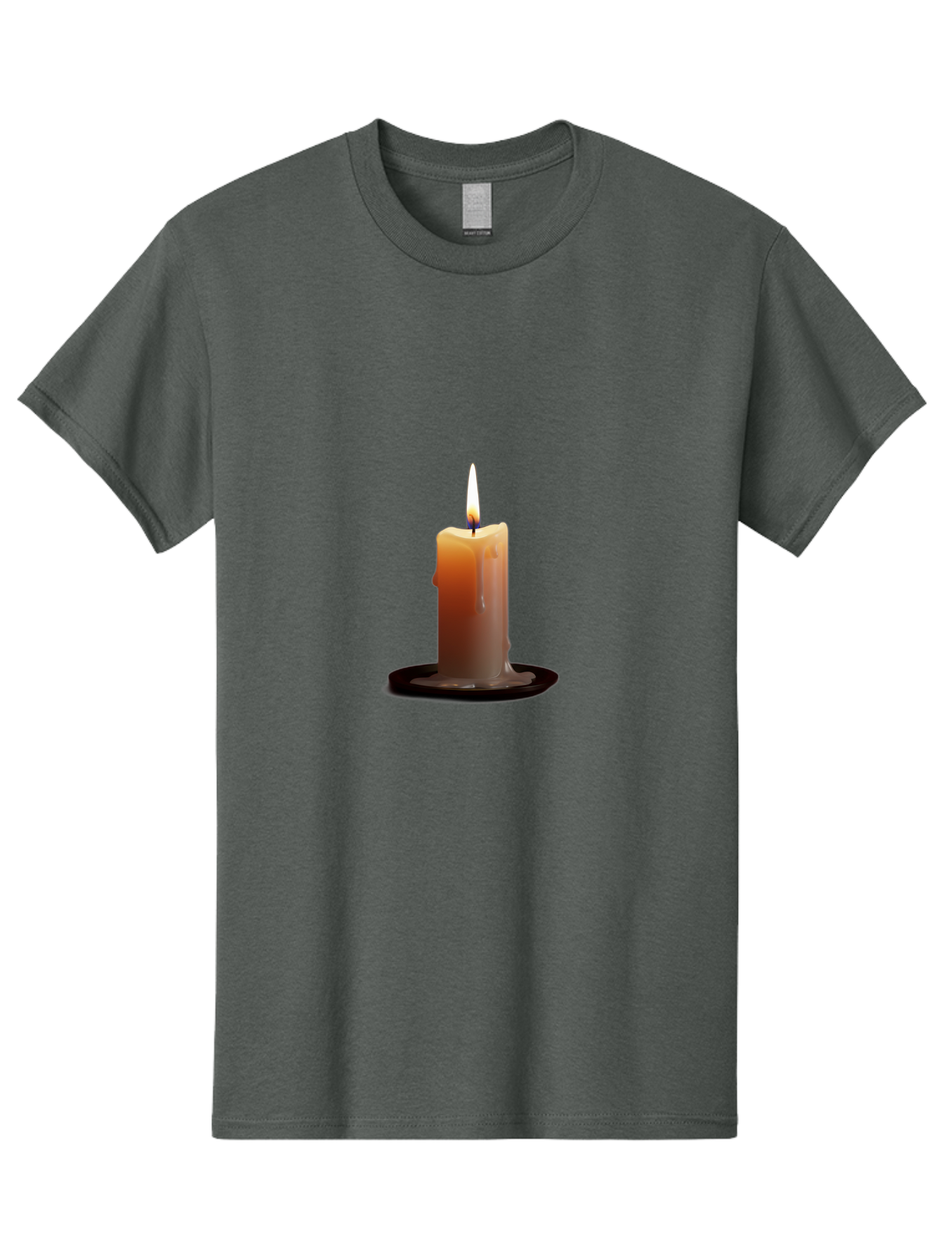 Candle-2 Men'S Graphic Tee, 100% Cotton, Comfortable Casual Summer Wear, Machine Washable, Vintage Camera, Old Camera, Antique Camera, Black Camera, Classic Photography, Photography Equipment, Nostalgic Device, Film Camera, Camera Art Bah676