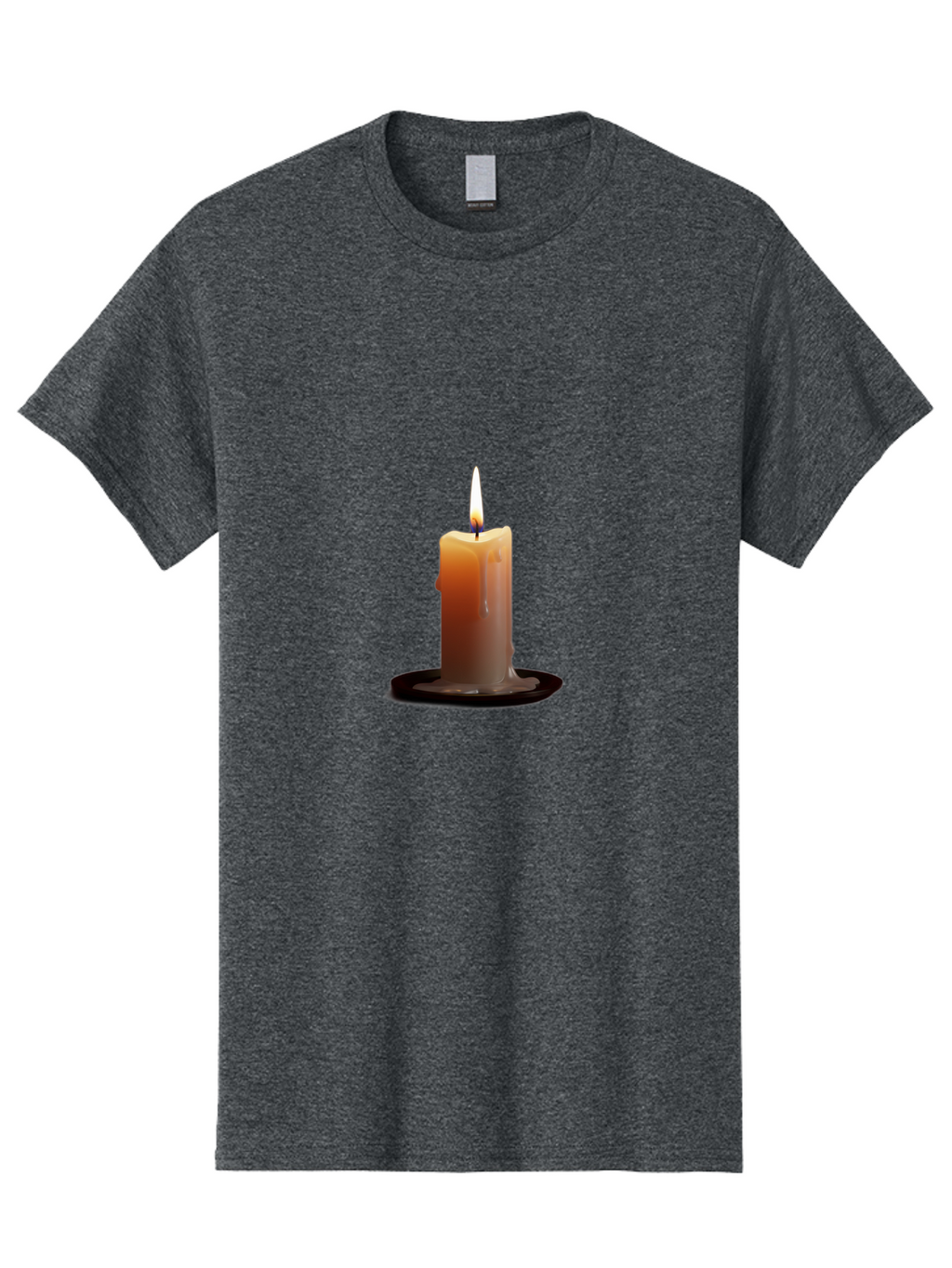 Candle-2 Men'S Graphic Tee, 100% Cotton, Comfortable Casual Summer Wear, Machine Washable, Vintage Camera, Old Camera, Antique Camera, Black Camera, Classic Photography, Photography Equipment, Nostalgic Device, Film Camera, Camera Art Bah676